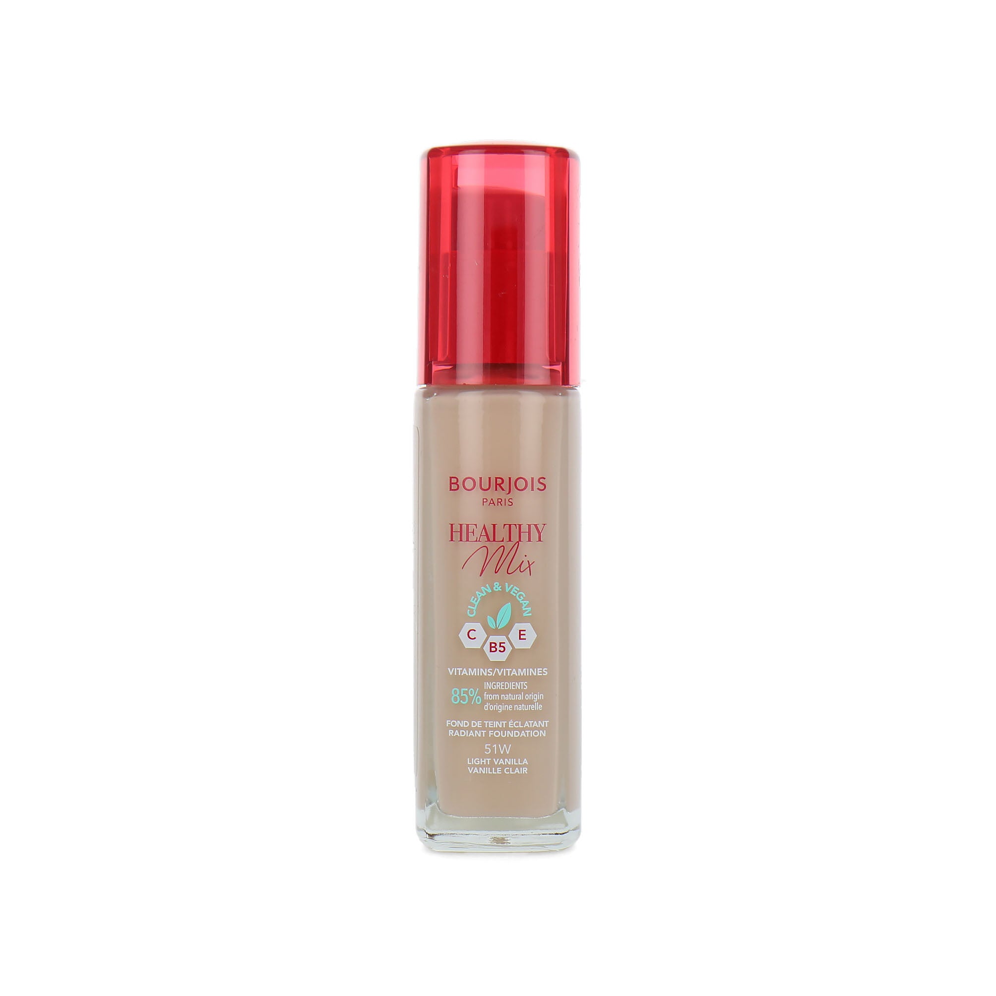 Bourjois Healthy Mix Clean & Vegan Foundation - 51W Light Vanilla