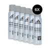 Adidas Pro Invisible Anti-Perspirant Deodorant Spray - 6 x 150 ml