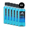 Adidas Cool Down Shower Gel - 6 x 250 ml