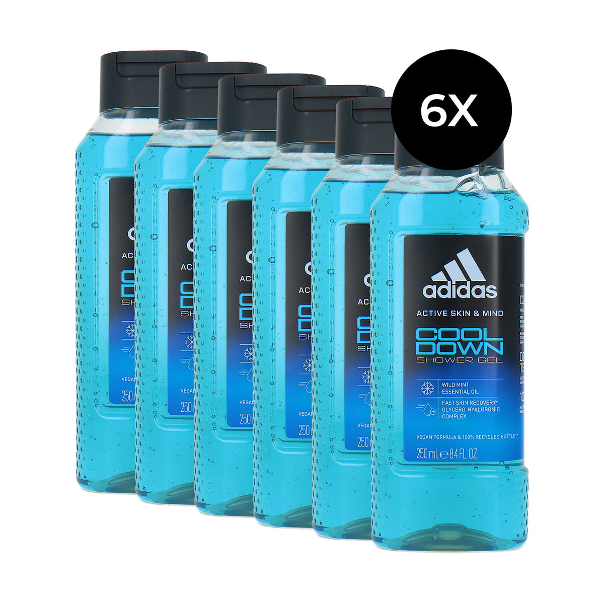 Adidas Cool Down Duschgel – 6 x 250 ml