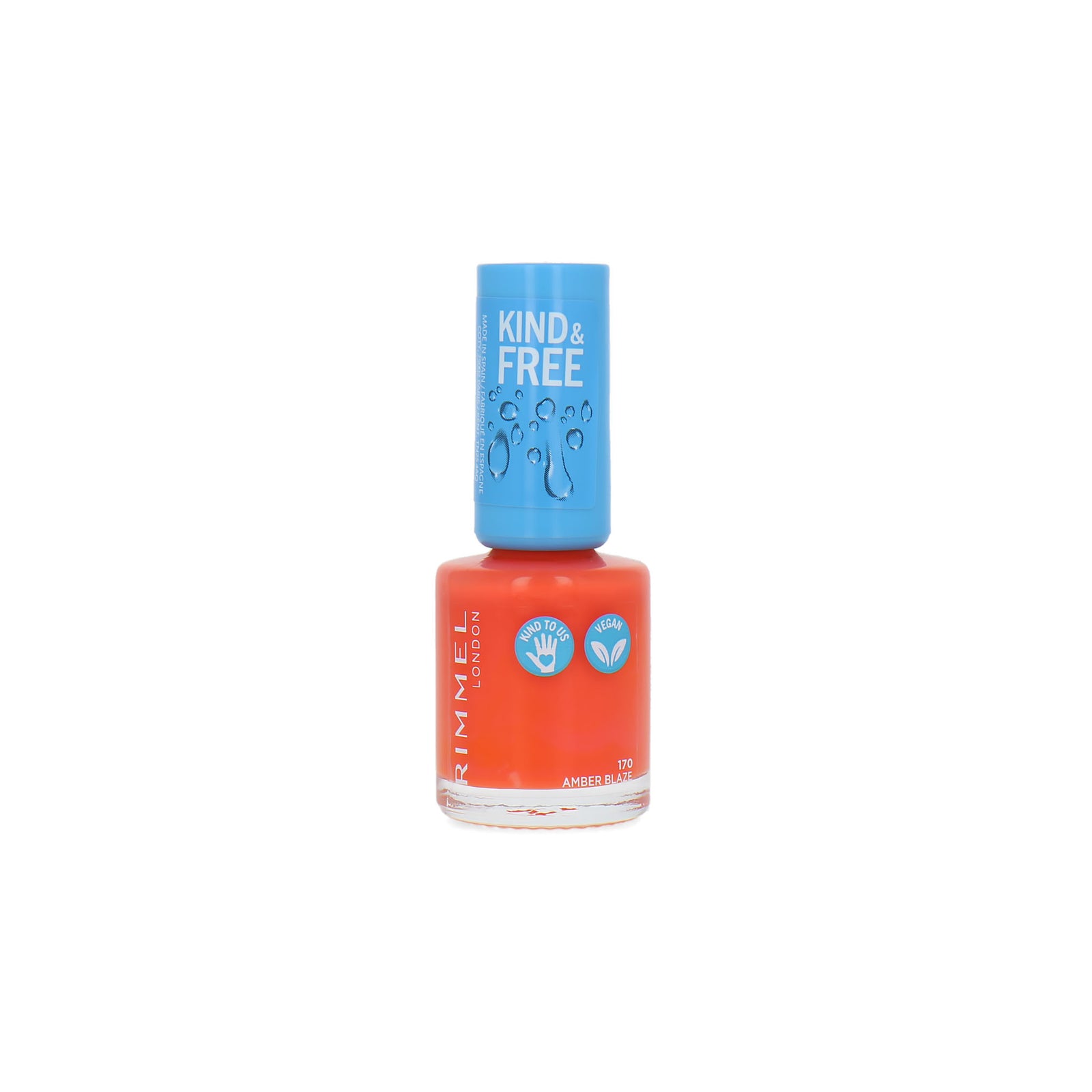 Rimmel Kind & Free Nagellak - 170 Amber Blaze (set van 3)