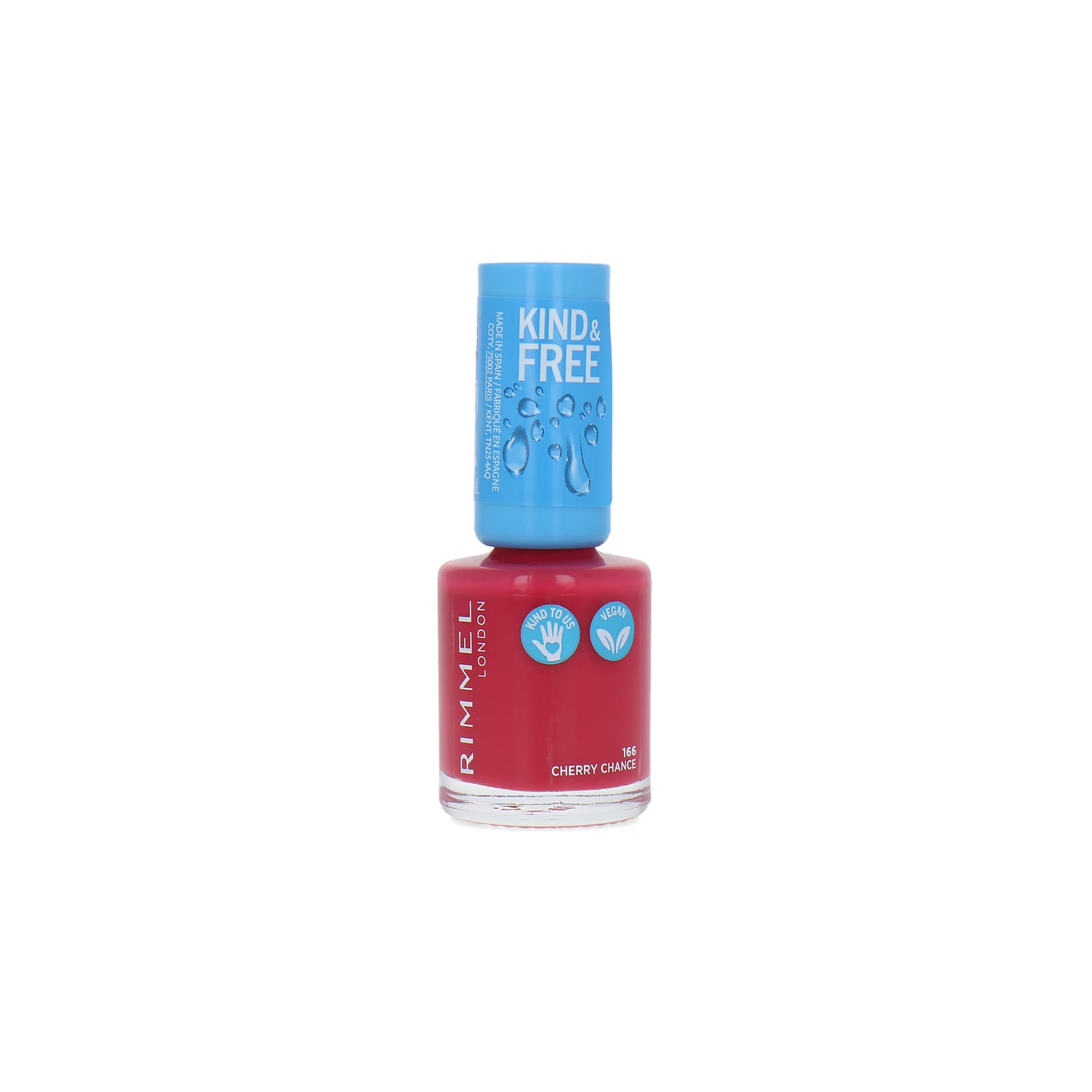 Rimmel Kind & Free Nagellak - 166 Cherry Chance (set van 3)