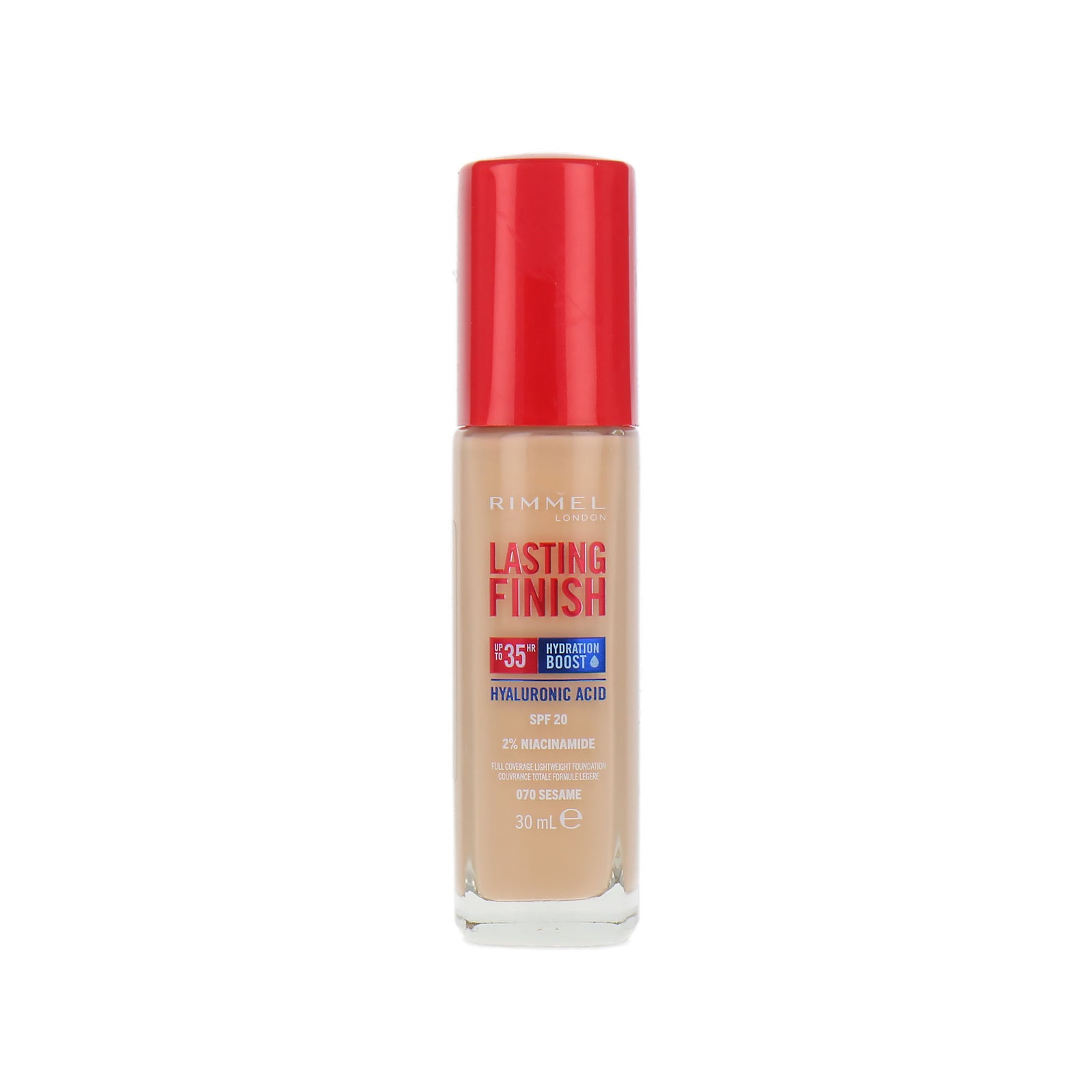 Rimmel Lasting Finish 35HR Hyaluronic Acid Foundation - 070 Sesame
