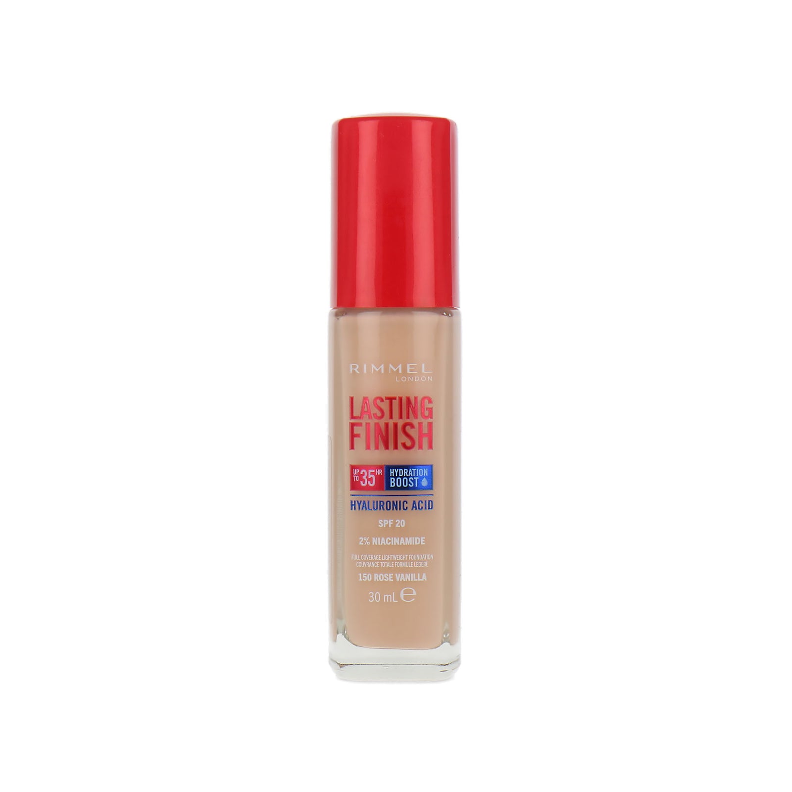 Rimmel Lasting Finish 35HR Hyaluronic Acid Foundation - 150 Rose Vanilla