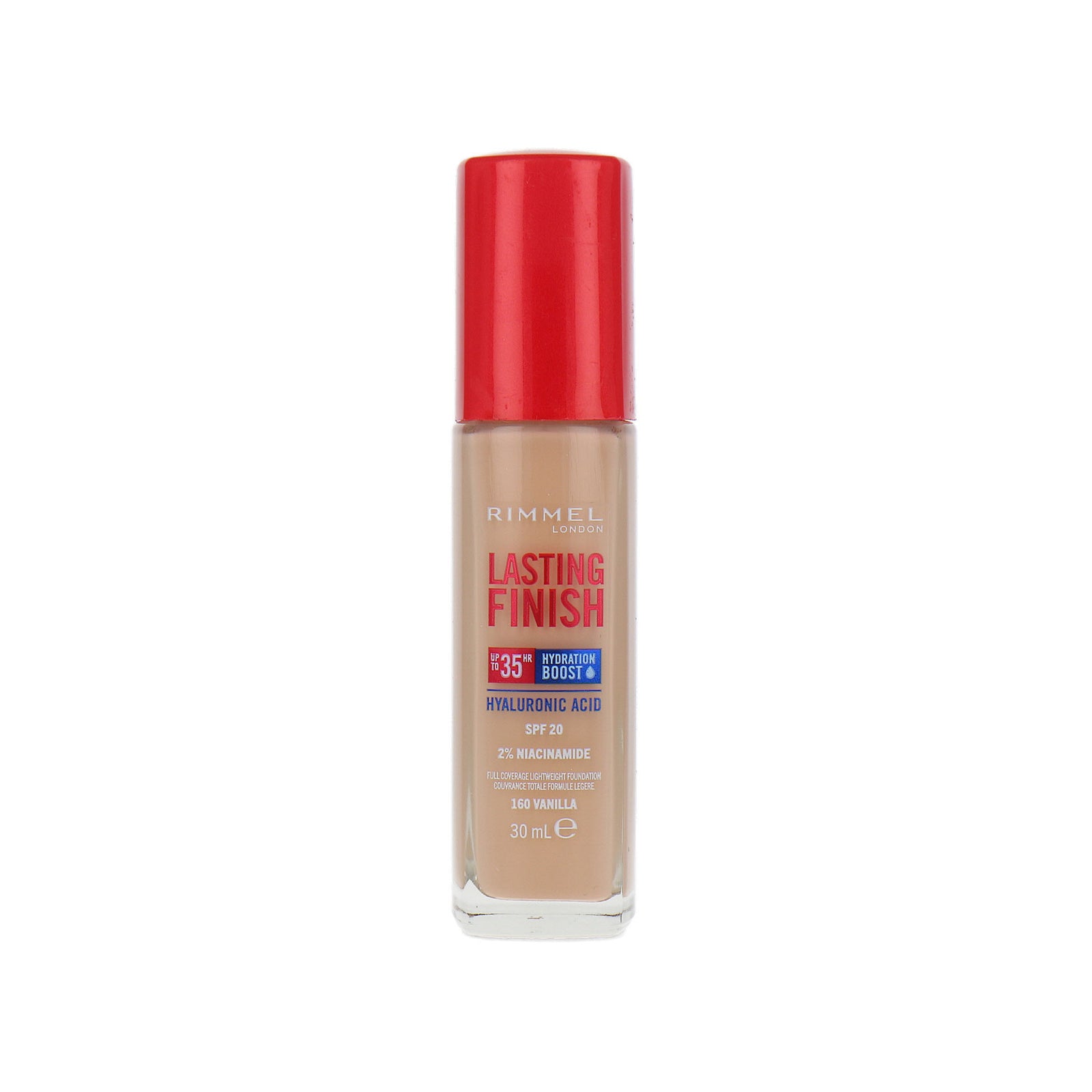 Rimmel Lasting Finish 35HR Hyaloronic Acid Foundation SPF 20 - 160 Vanilla