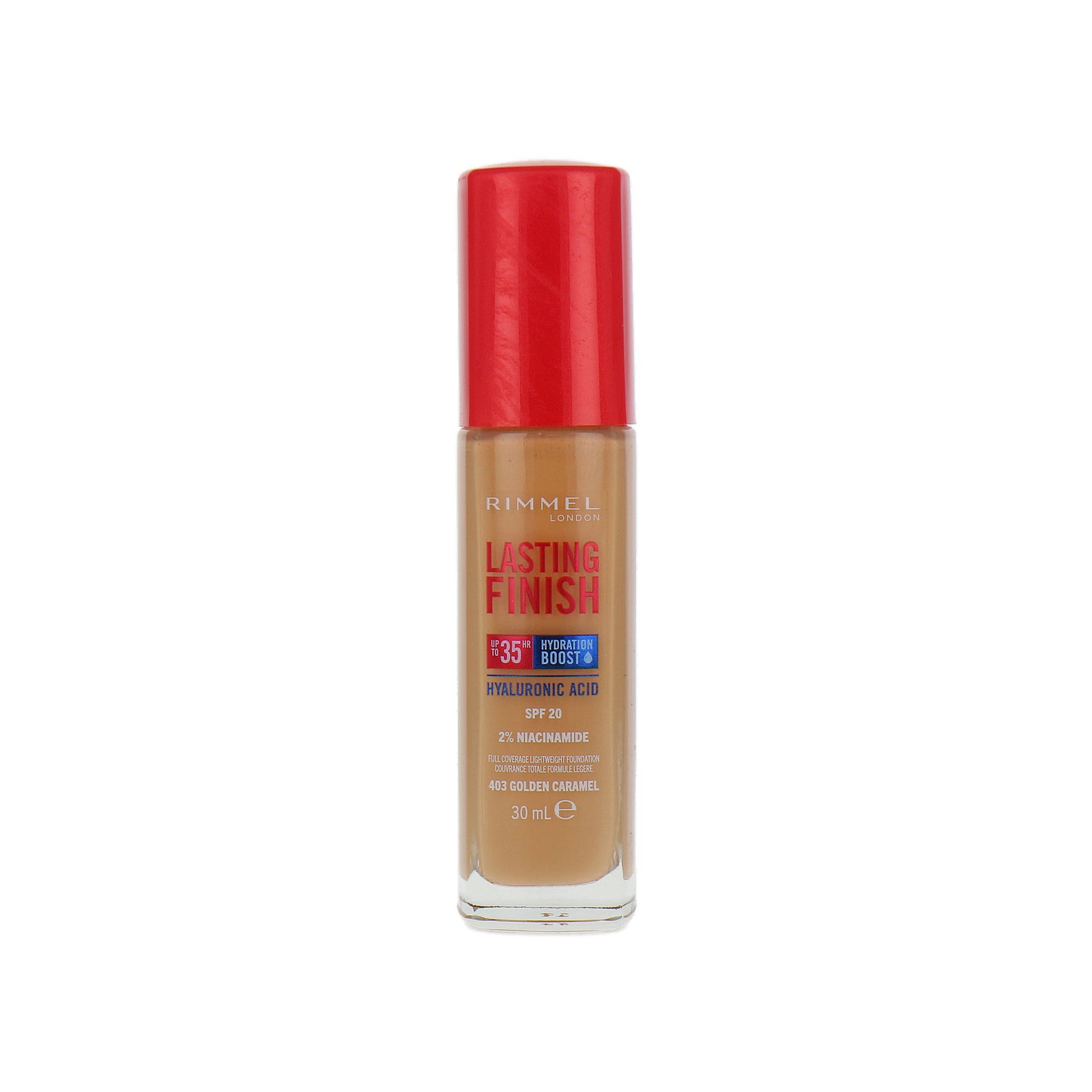 Rimmel Lasting Finish 35HR Hyaluronic Acid Foundation - 403 Golden Caramel