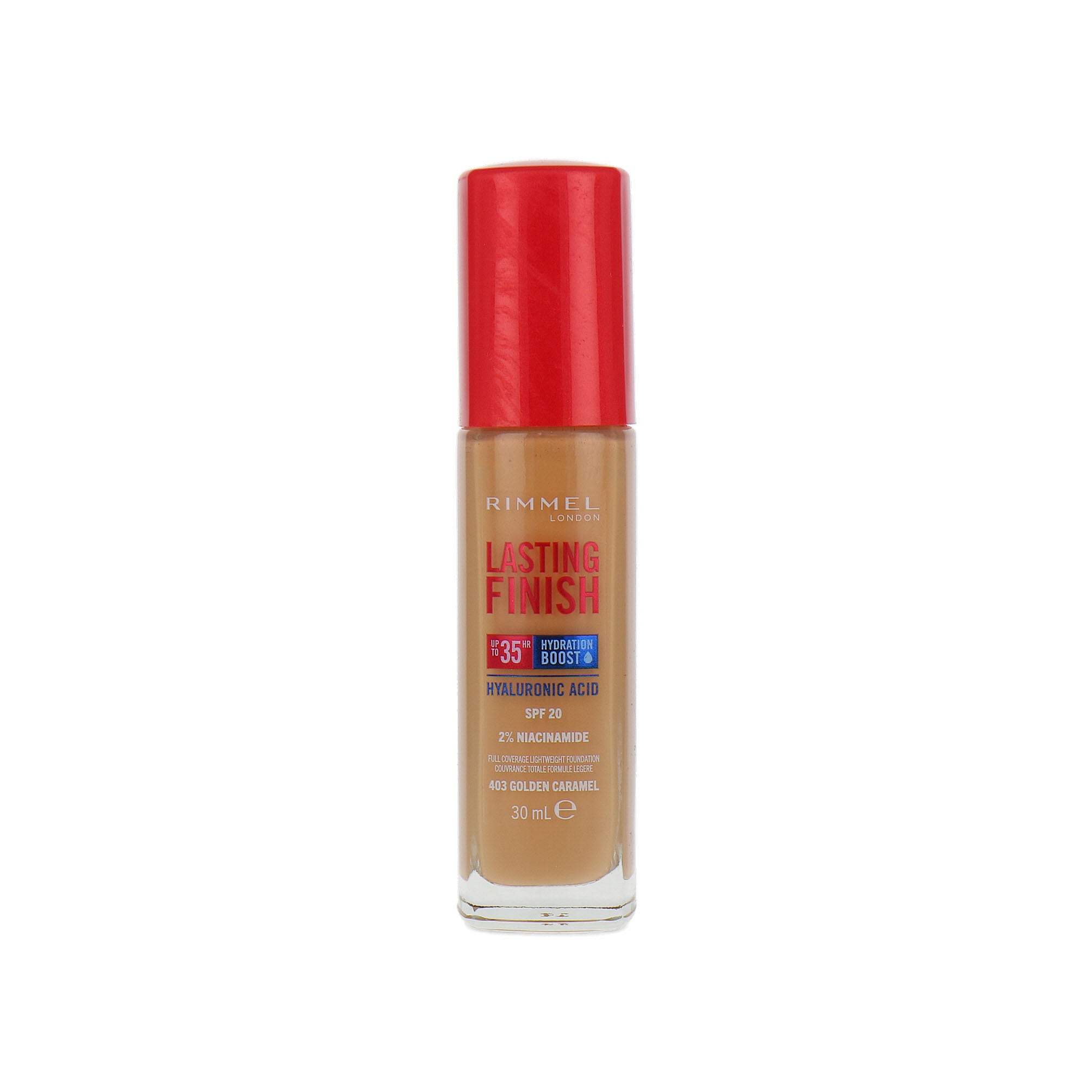 Rimmel Lasting Finish 35HR Hyaluronic Acid Foundation - 403 Golden Caramel
