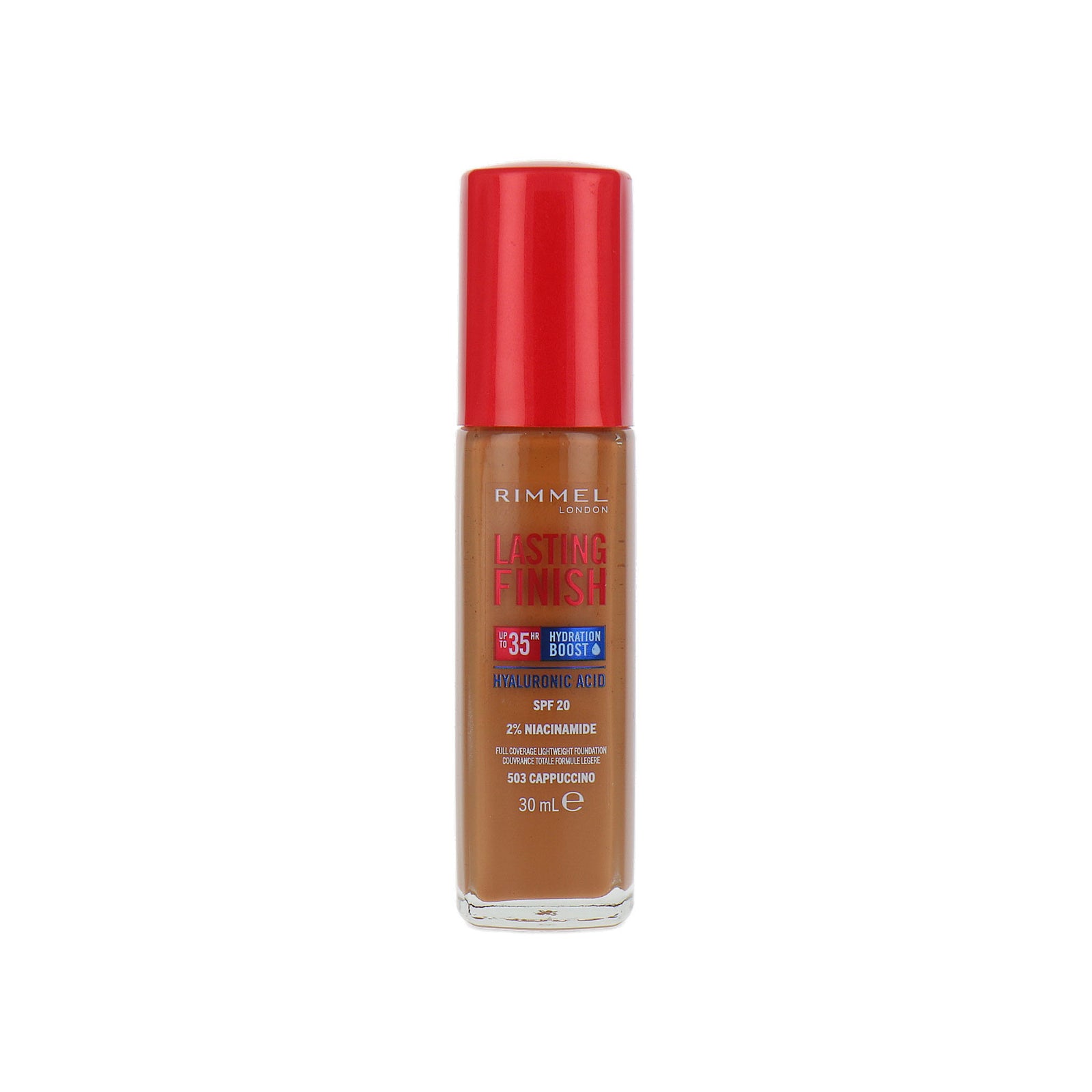 Rimmel Lasting Finish 35HR Hyaluronic Acid Foundation - 503 Cappuccino