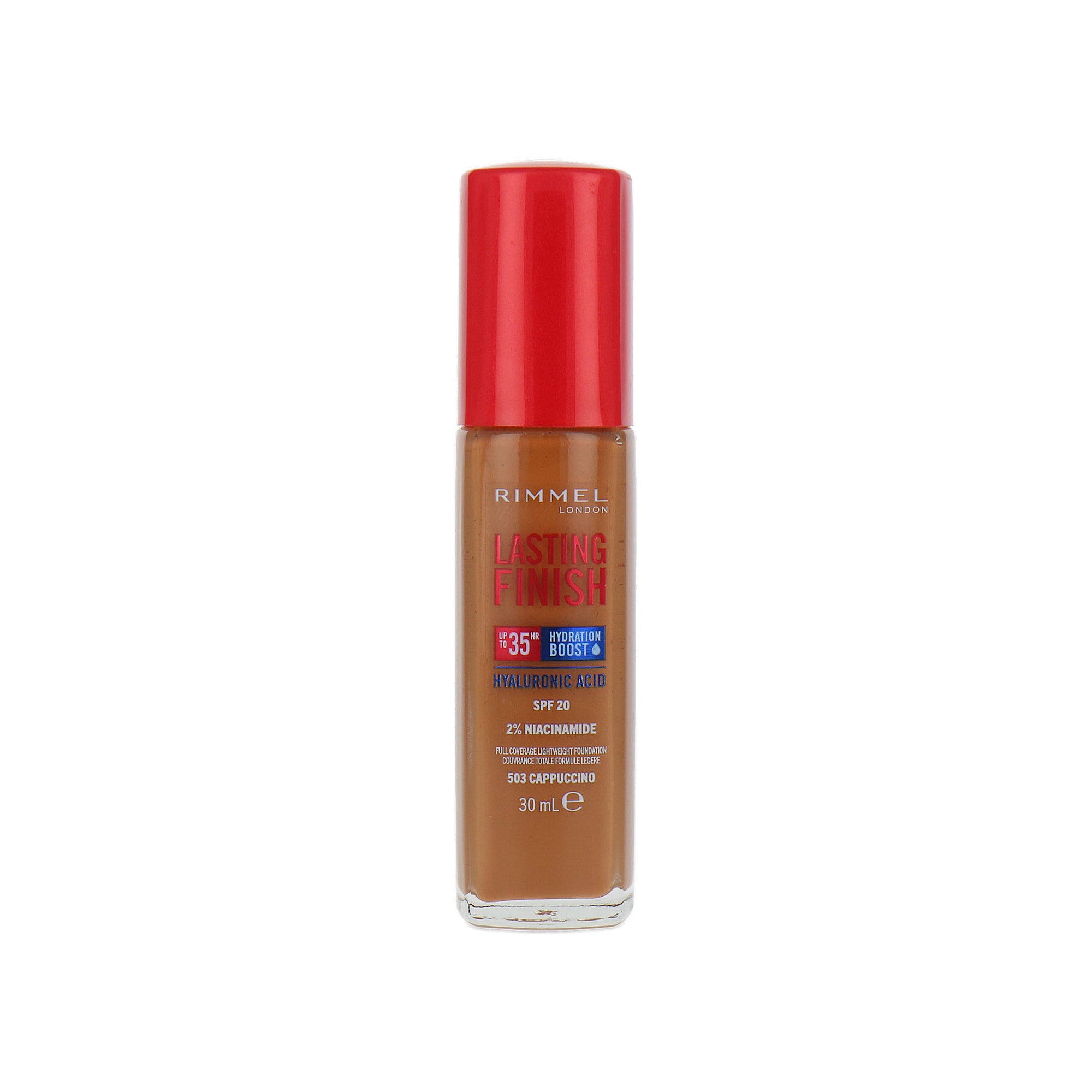 Rimmel Lasting Finish 35HR Hyaluronic Acid Foundation - 503 Cappuccino