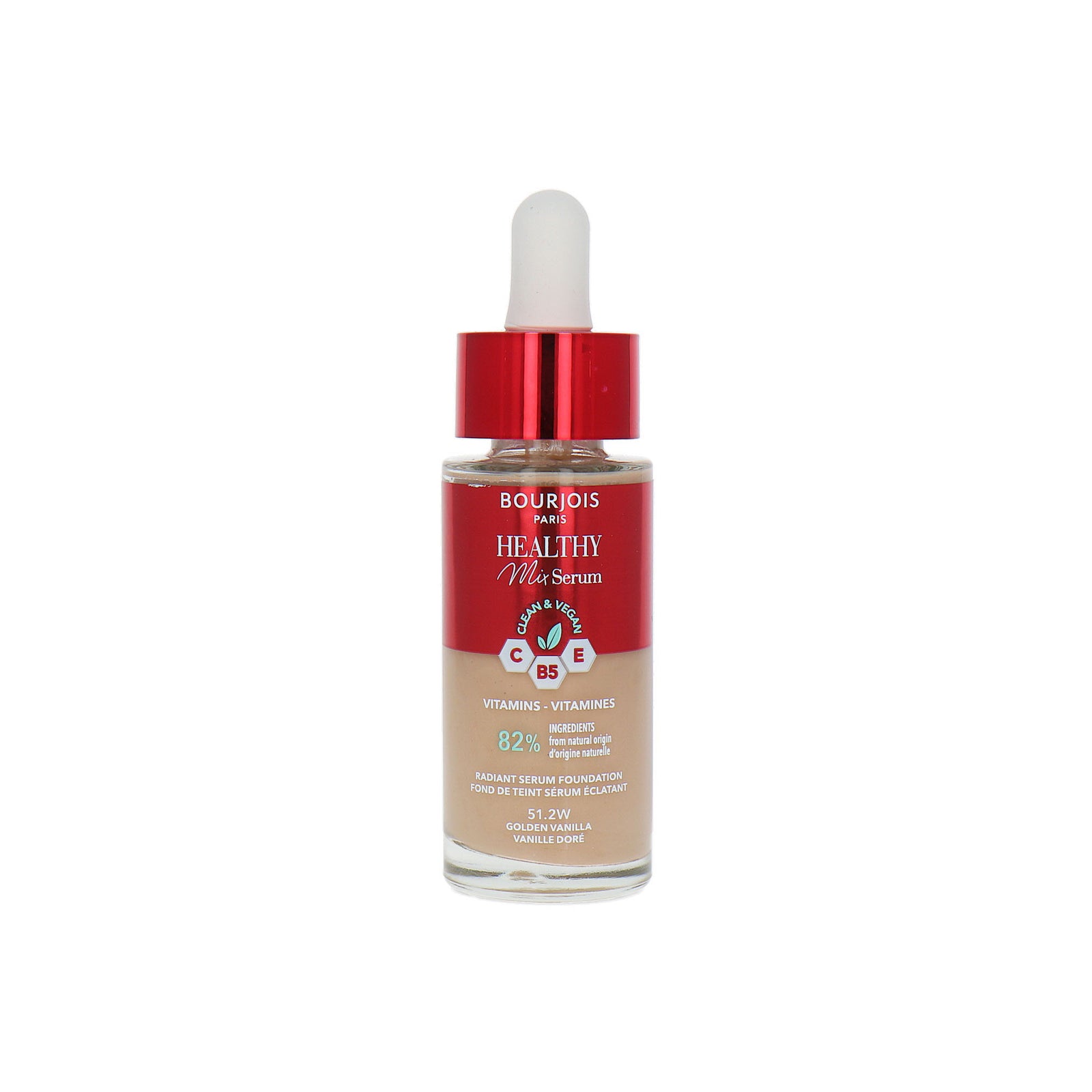 Bourjois Healthy Mix Serum Foundation - 51.2W Golden Vanilla