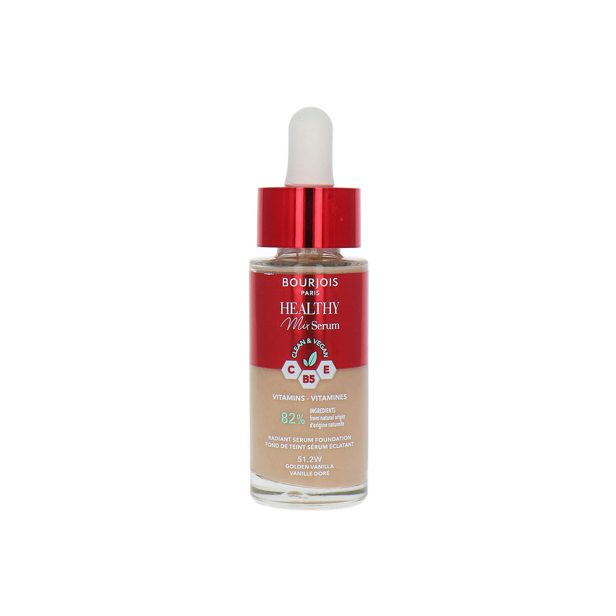 Bourjois Healthy Mix Serum Foundation - 51.2W Golden Vanilla