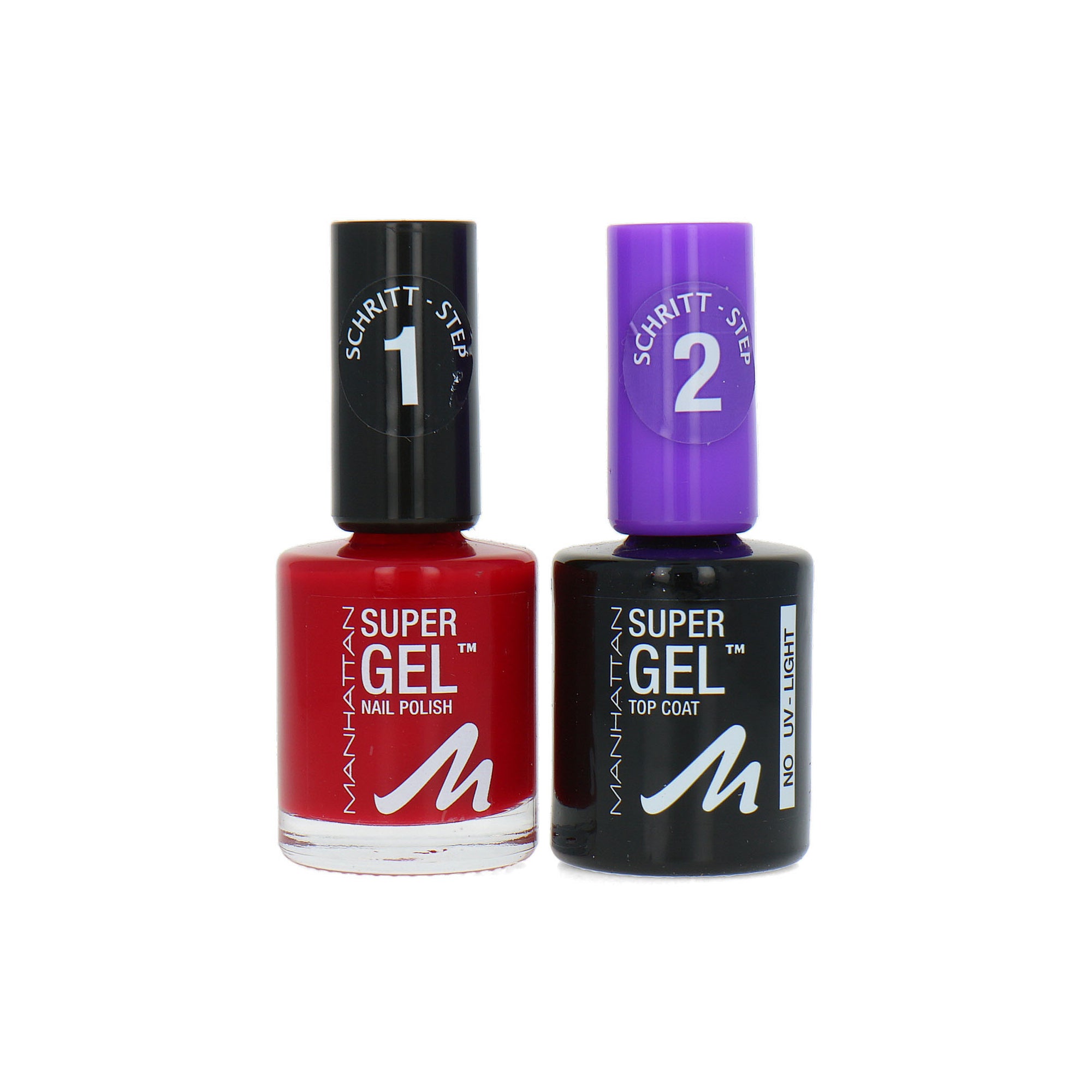 Manhattan Super Gel Duo Nagellak - 635 Ladies Night + topcoat