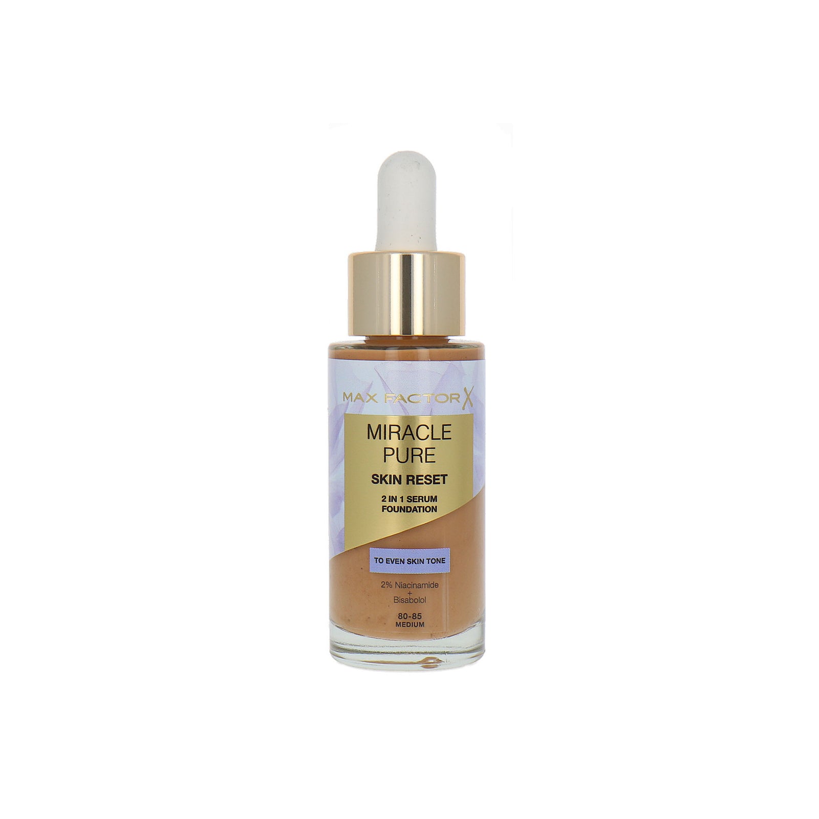 Max Factor Miracle Pure Skin Reset 2in1 Serum Foundation - 80-85 Medium