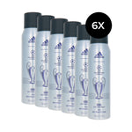 Adidas Goal Silver Anti-Perspirant Deodorant Spray - 6 x 150 ml