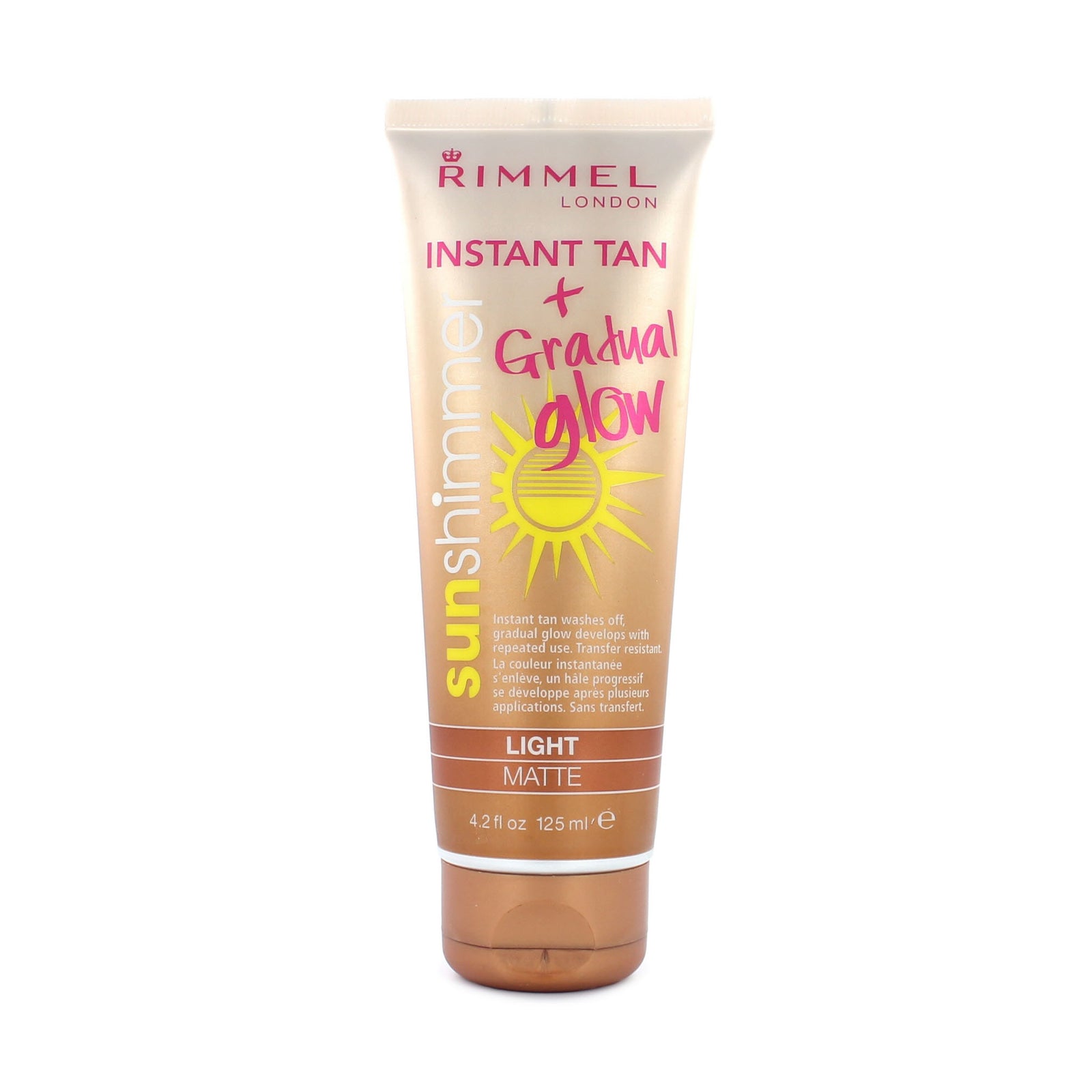 Rimmel Sun Shimmer Instant Tan + Gradual Glow - Light Matte