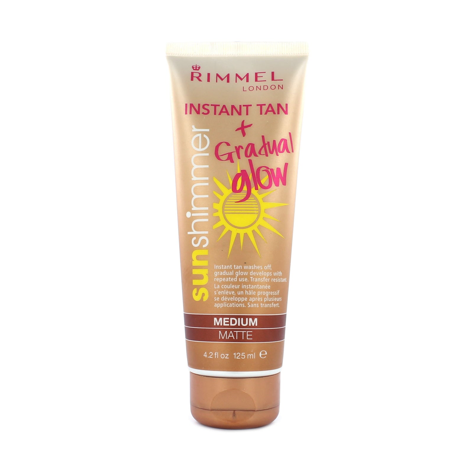 Rimmel Sun Shimmer Instant Tan + Gradual Glow - Medium Matte