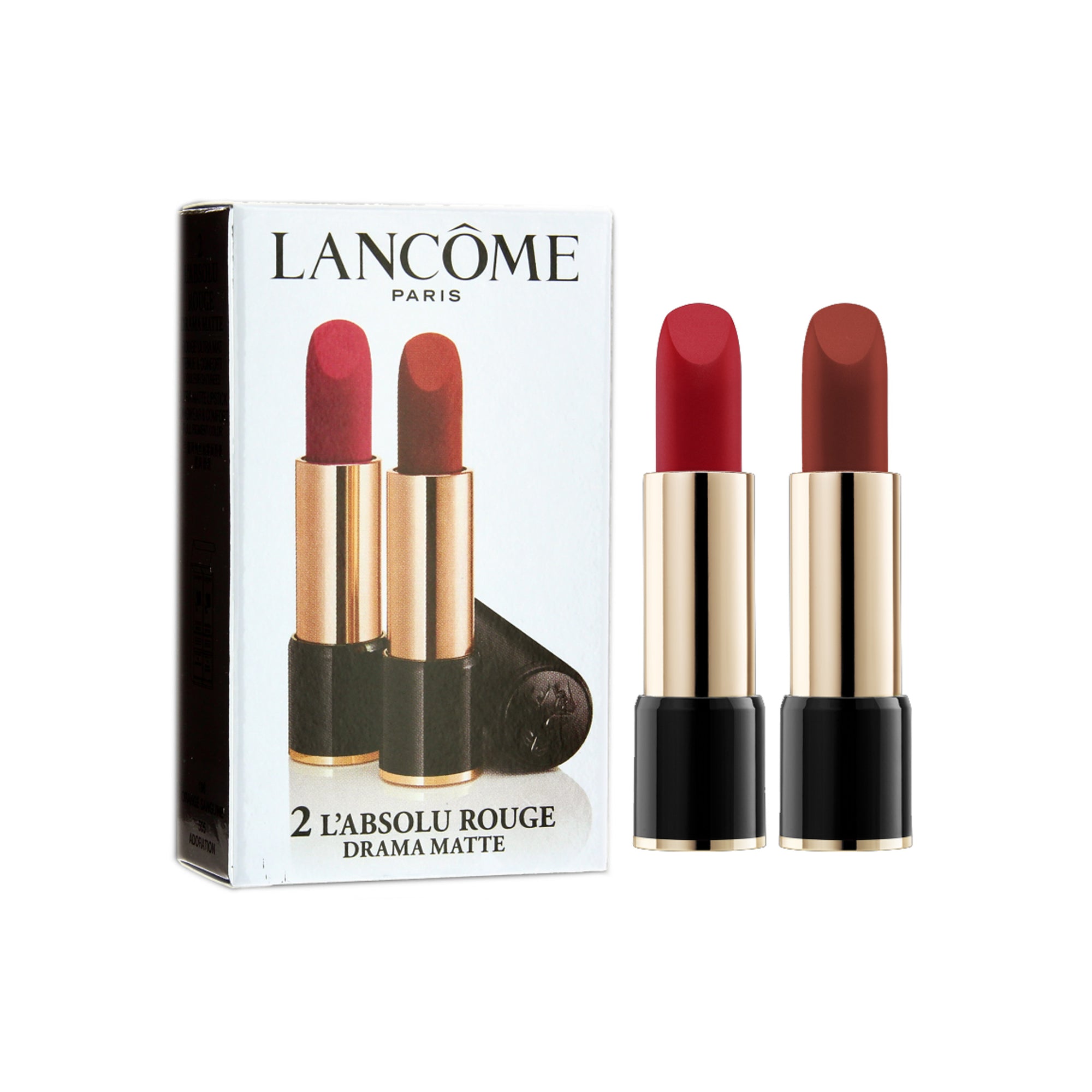 Lancôme Travel Exclusive Cadeauset - 2 L'Absolu Rouge