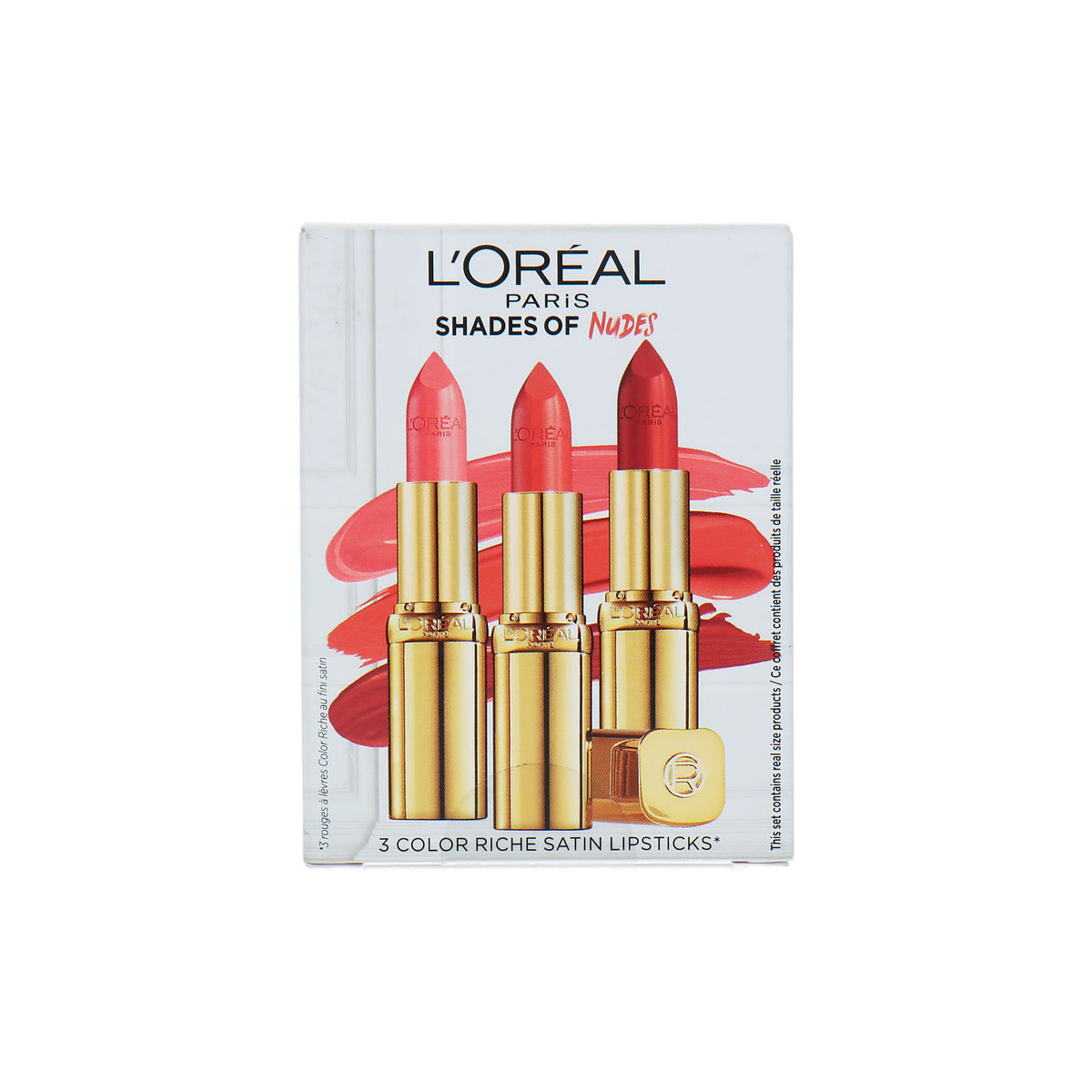 L'Oréal Shades of Nudes Lipsticks Geschenkset - 303-235-214