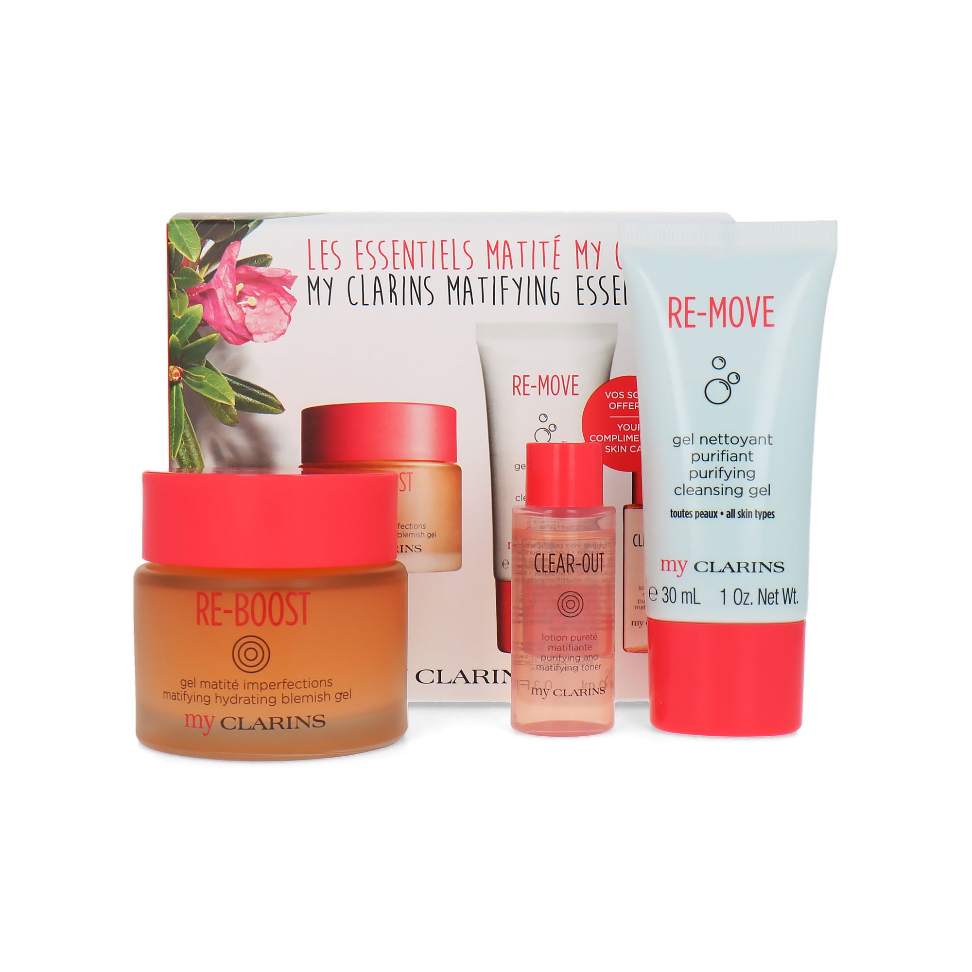 Clarins My Clarins Matifying Essentials Cadeauset - 90 ml