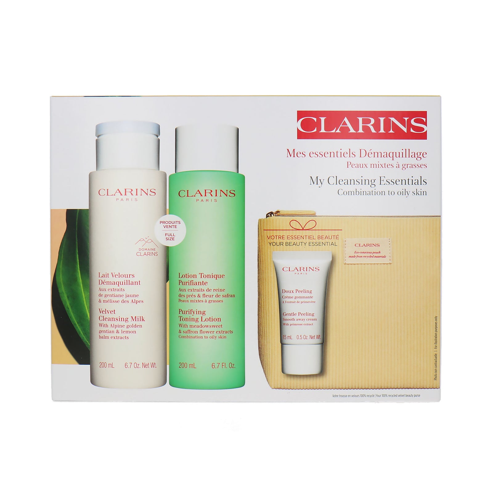 Clarins My Cleansing Essentials Combination to Oily Skin Cadeauset - 415 ml