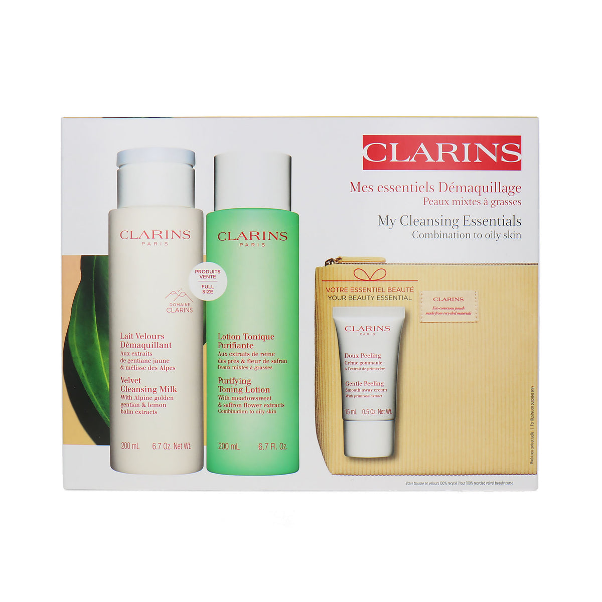 Clarins My Cleansing Essentials Combination to Oily Skin Geschenkset - 415 ml