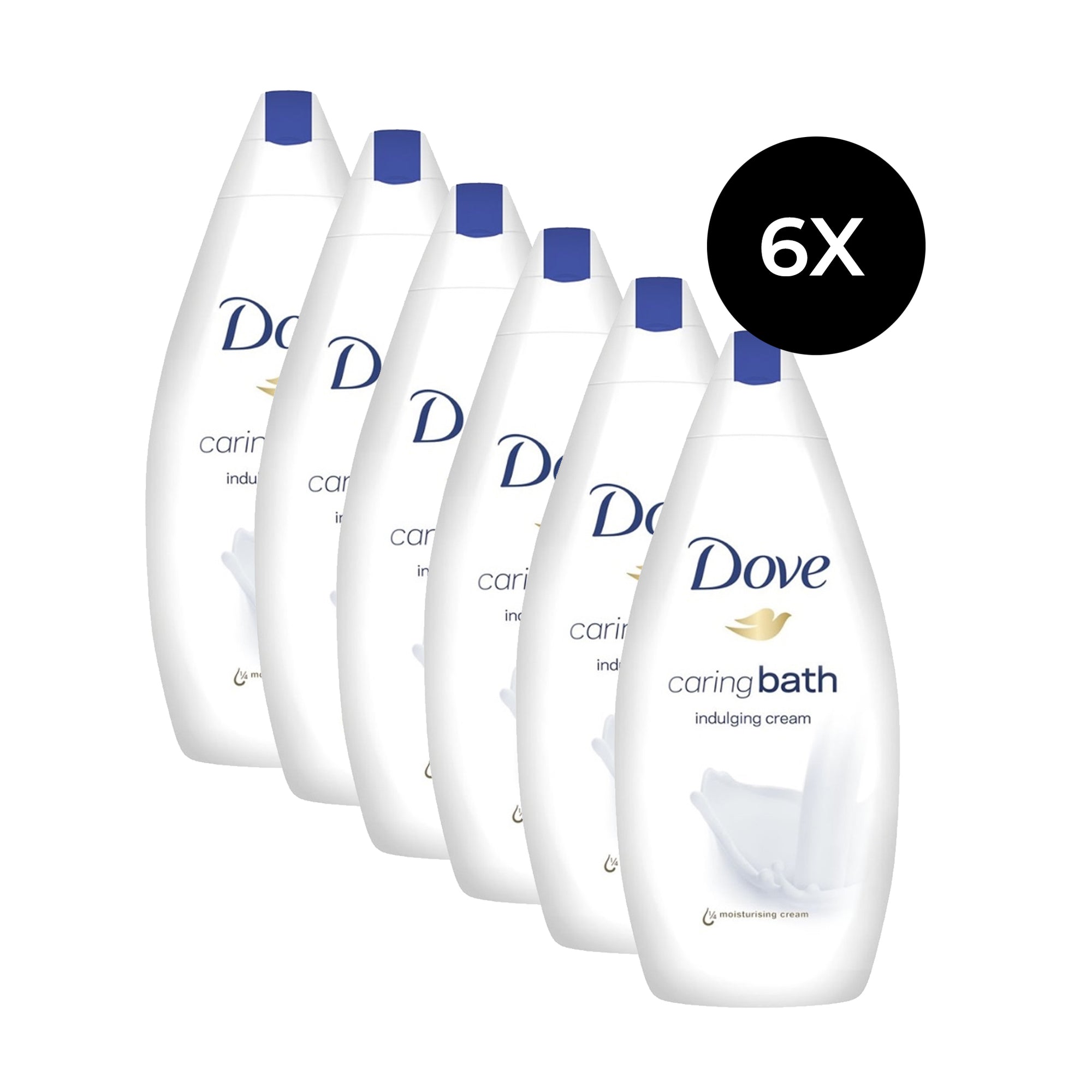 Dove Caring Bath 500 ml - Indulging Cream (6 stuks)