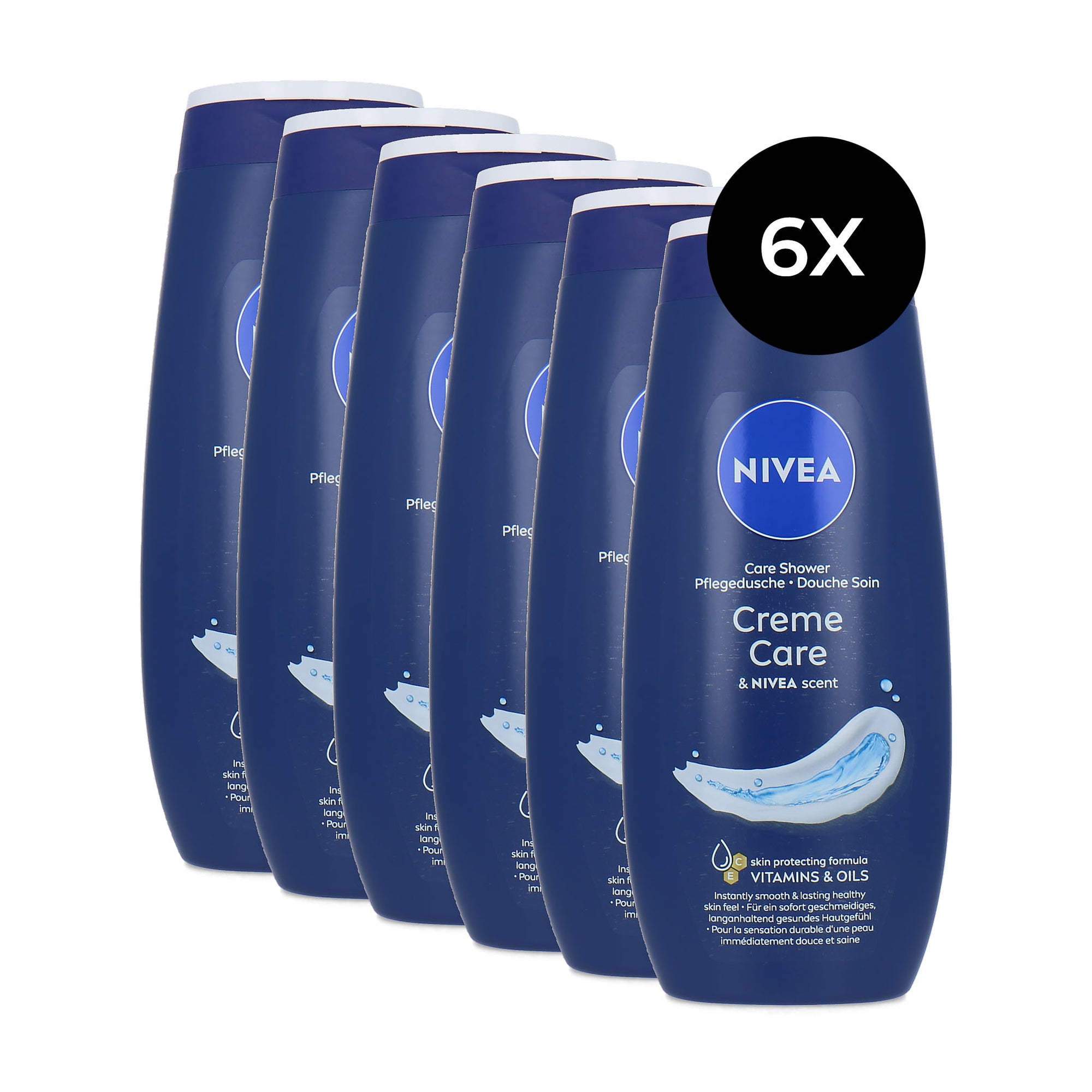 Nivea Creme Care & Nivea Scent Shower Gel - 250 ml (set van 6)