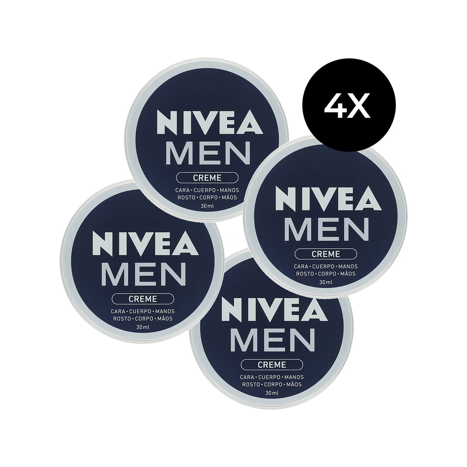 Nivea Men Crème - 4 x 30 ml