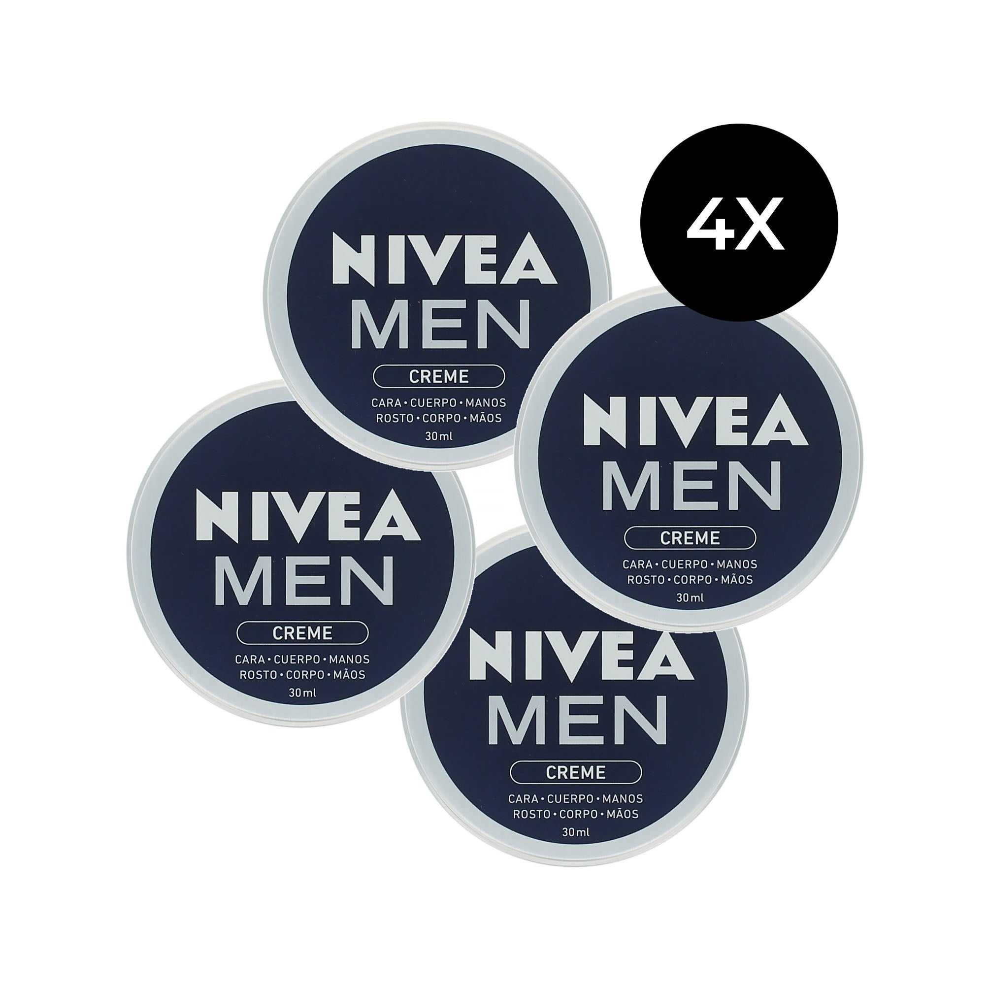 Nivea Men Crème - 4 x 30 ml