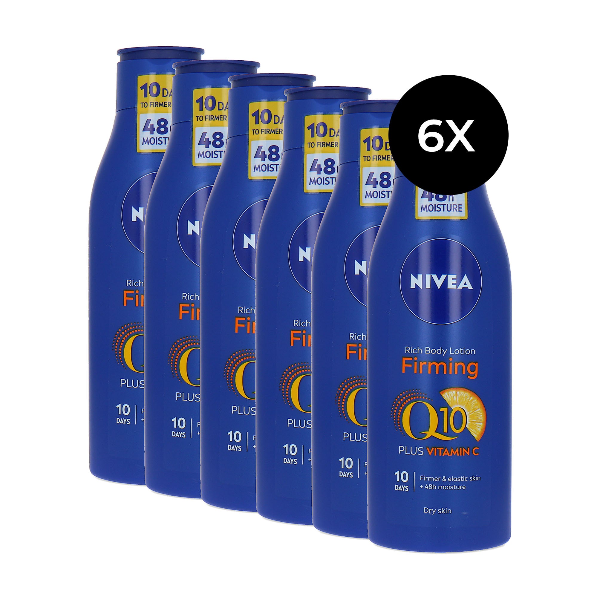 Nivea Q10 Rich Firming Body Lotion - 6 x 250 ml
