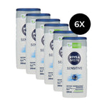 Nivea Men Sensitive Soothing Shower Gel 250 ml (6 stuks)