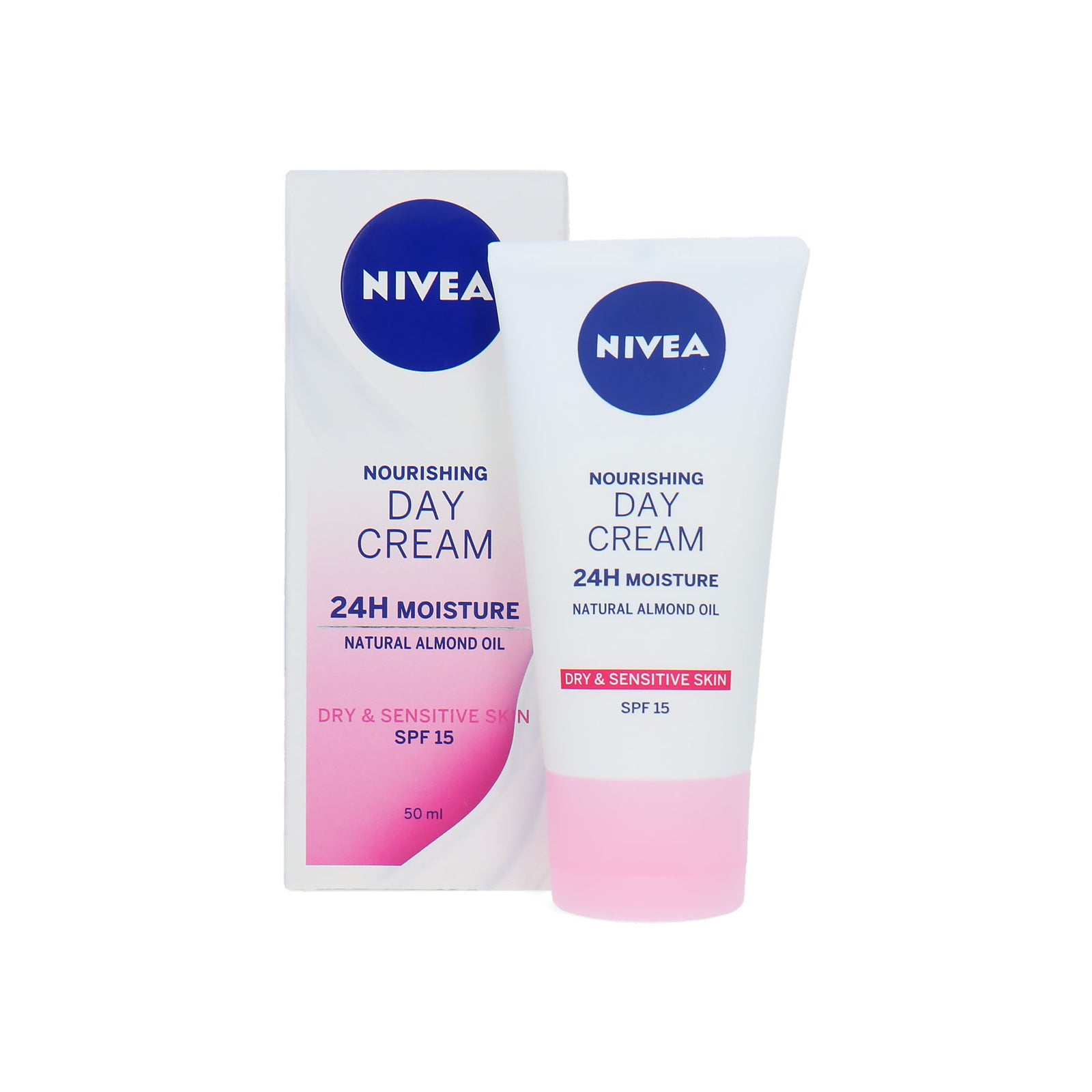 Nivea Nourishing Dagcrème - SPF 15 - 50 ml (voor droge en gevoelige huid)
