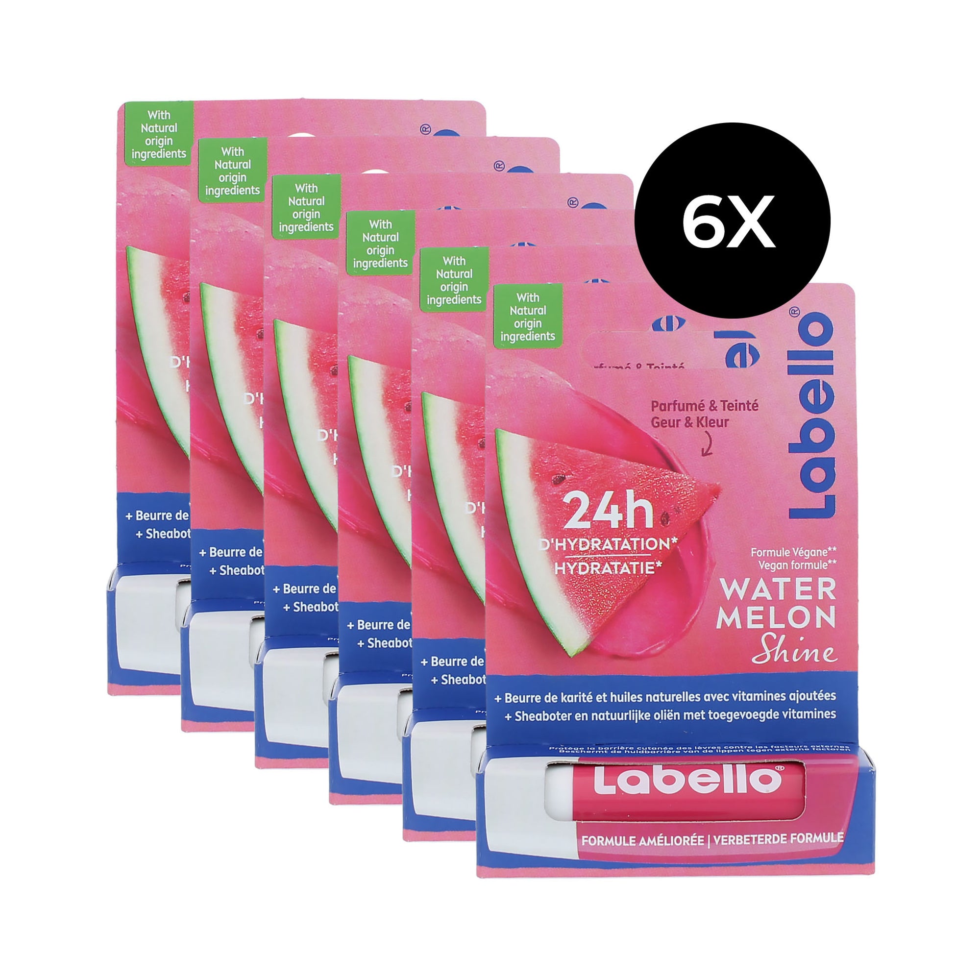 Labello Watermelon Lipcare (6 stuks)