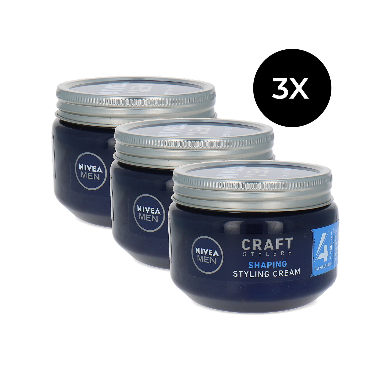 Nivea Men Styling Cream - 3 x 150 ml