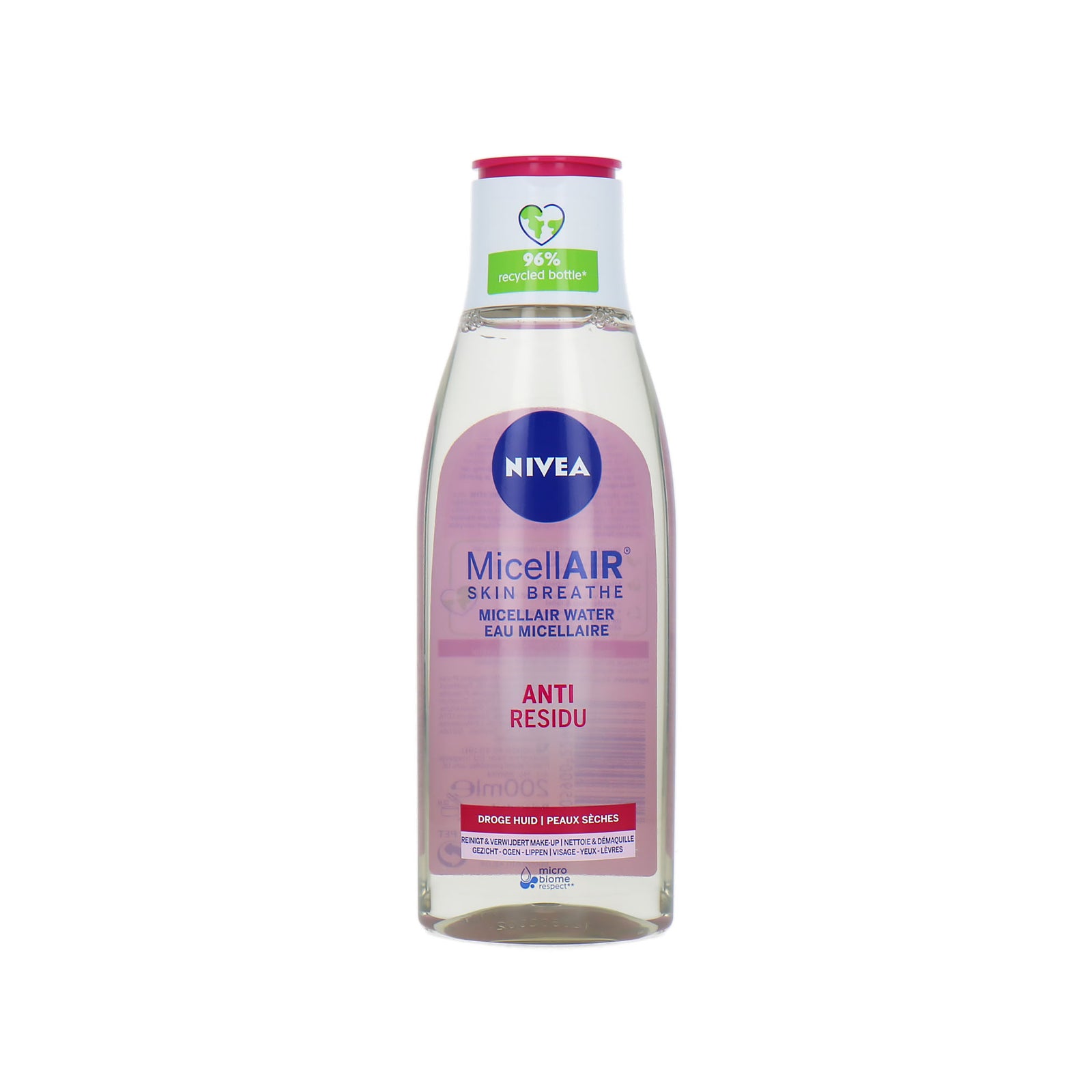 Nivea Micellair Skin Breathe Anti Residu Make-up remover - 200 ml (voor droge huid)