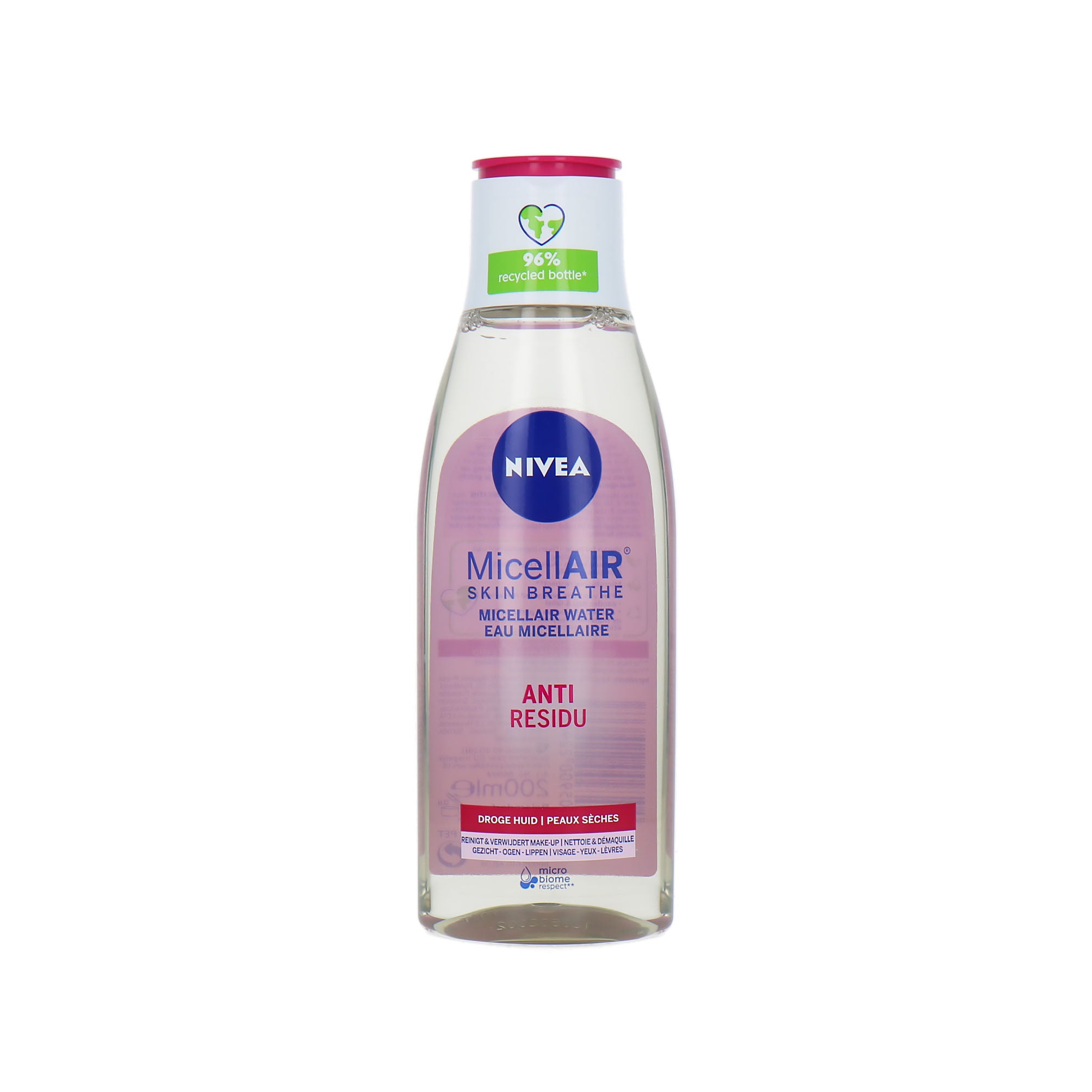 Nivea Micellair Skin Breathe Anti Residu Make-up remover - 200 ml (voor droge huid)