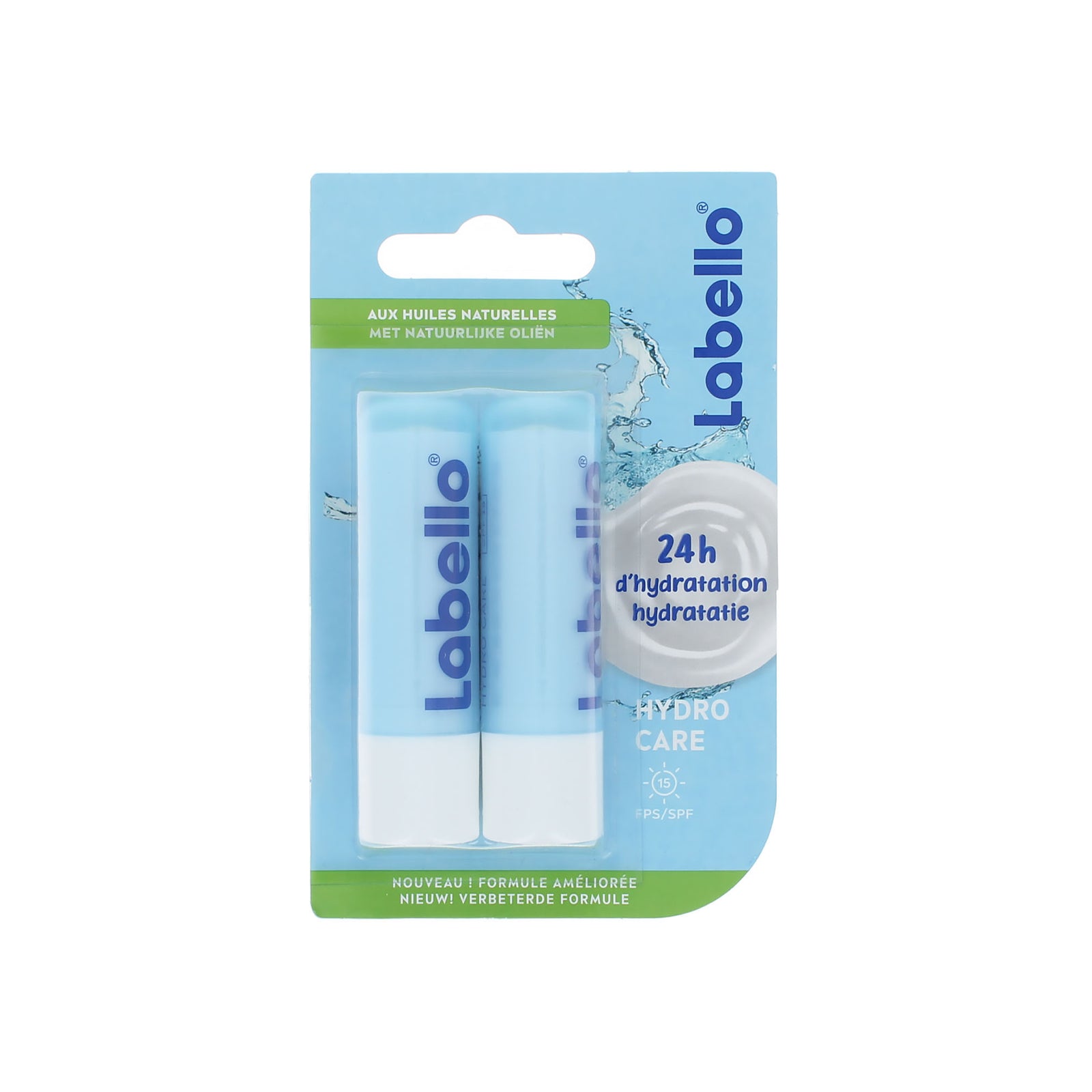 Labello Hydro Care SPF 15 Duo Set Lipbalm - 2 x 4.8 gr