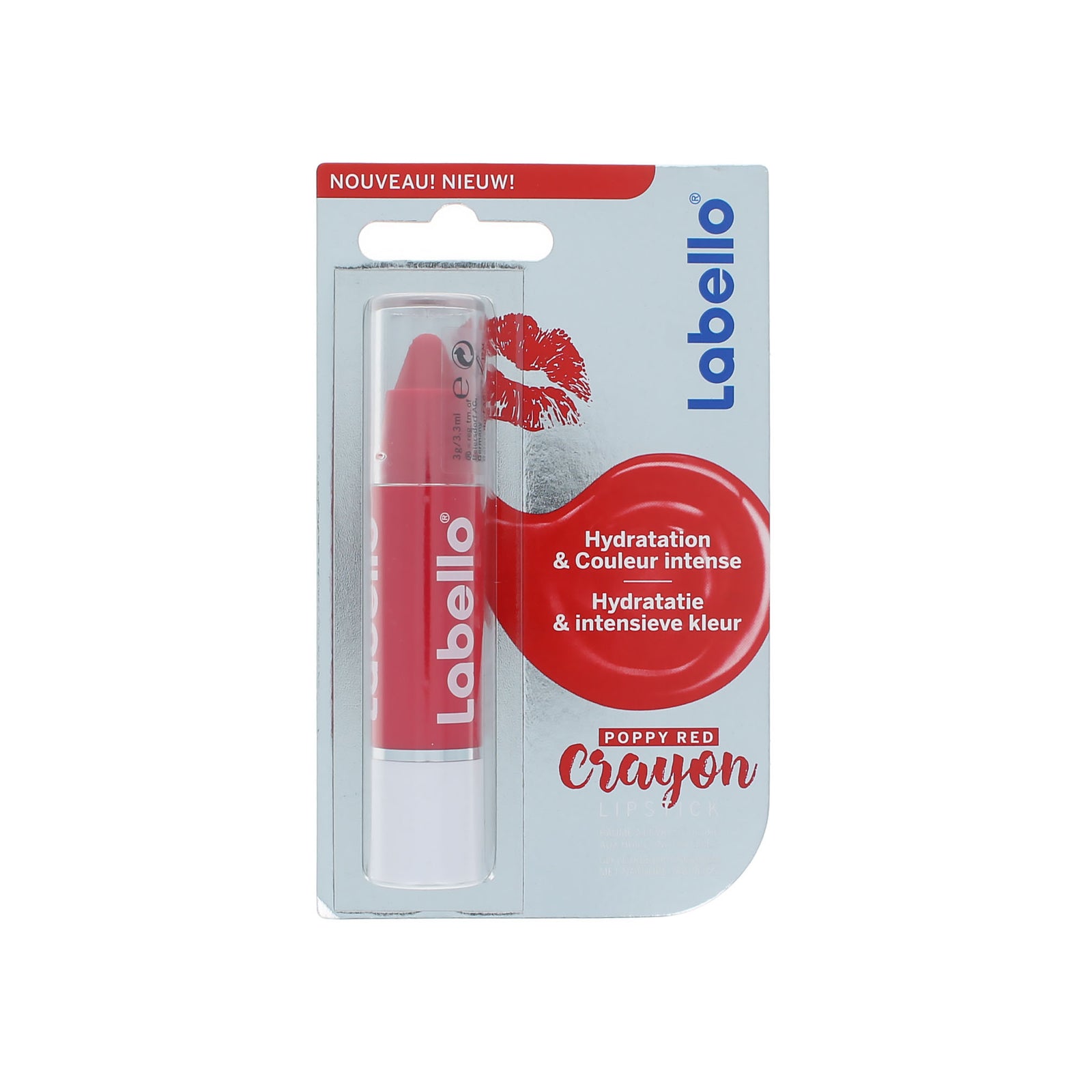 Labello Crayon Lipstick - Poppy Red