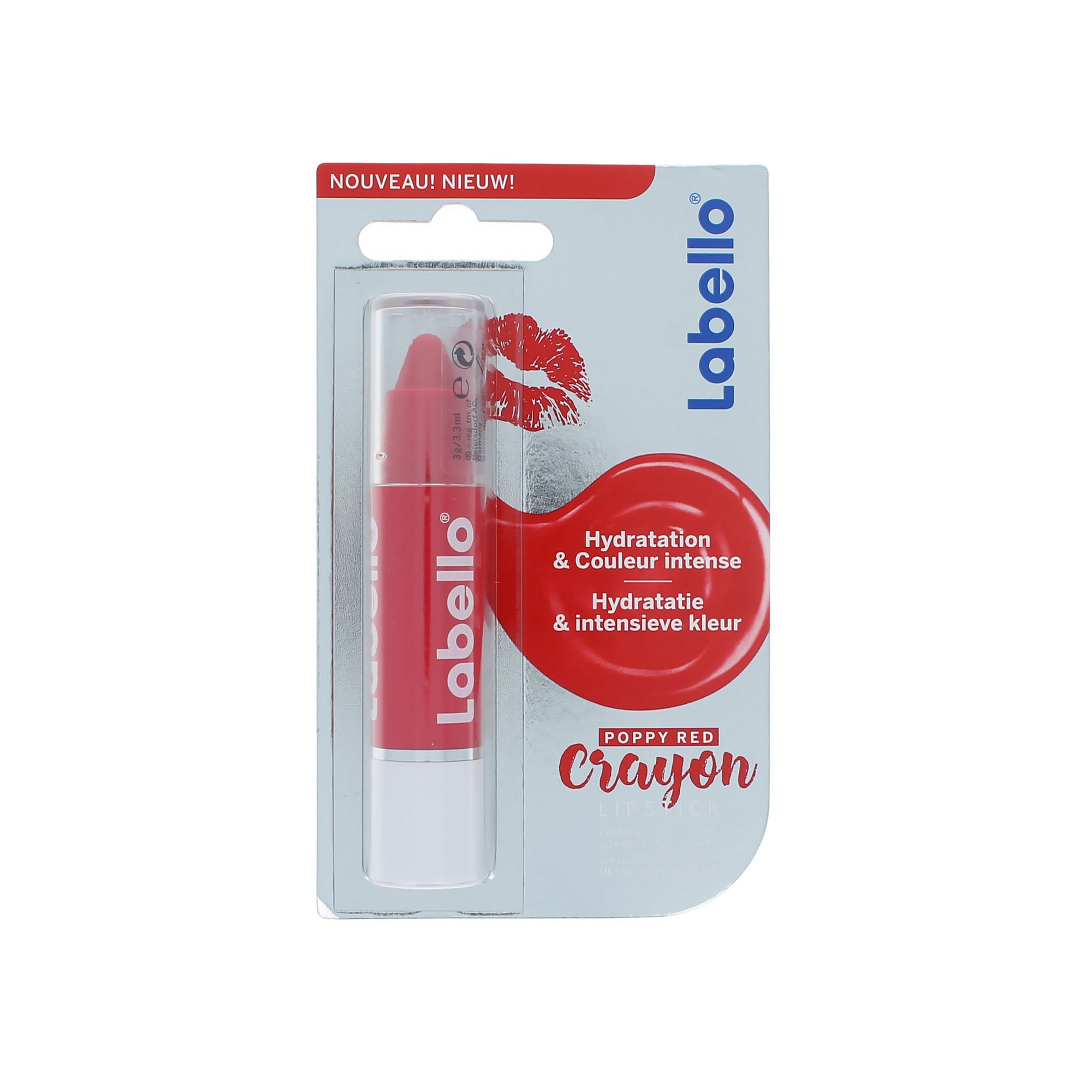 Labello Crayon Lipstick - Poppy Red
