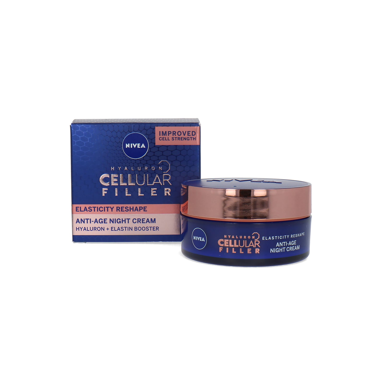 Nivea Cellular Filler Elasticity Reshape Nachtcrème - 50 ml (licht beschadigd doosje)