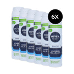 Nivea Men Sensitive Shaving Gel - 6 x 200 ml