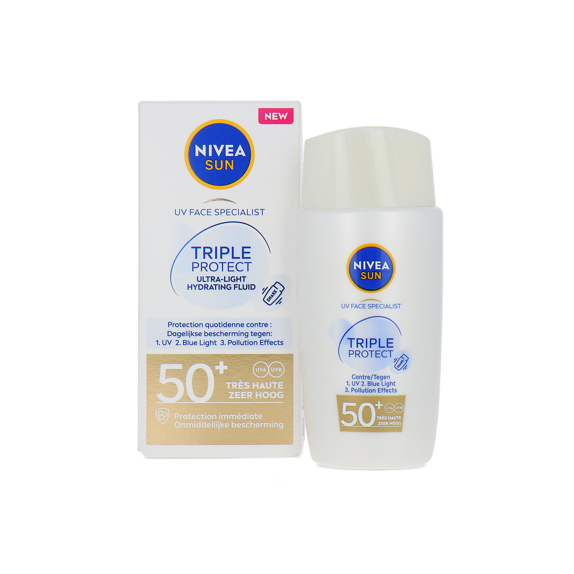 Nivea Sun Triple Protect Hydrating Fluid SPF 50+ - 40 ml