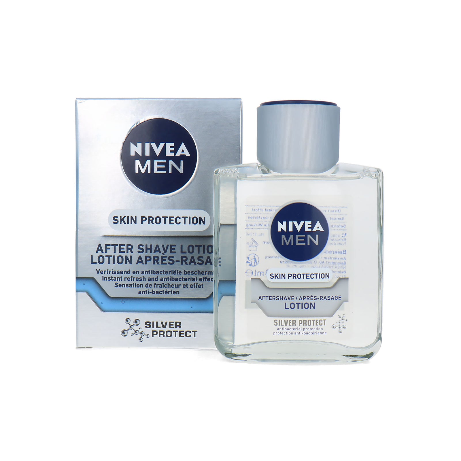 Nivea Men Skin Protection After Shave Lotion Silver Protect - 100 ml