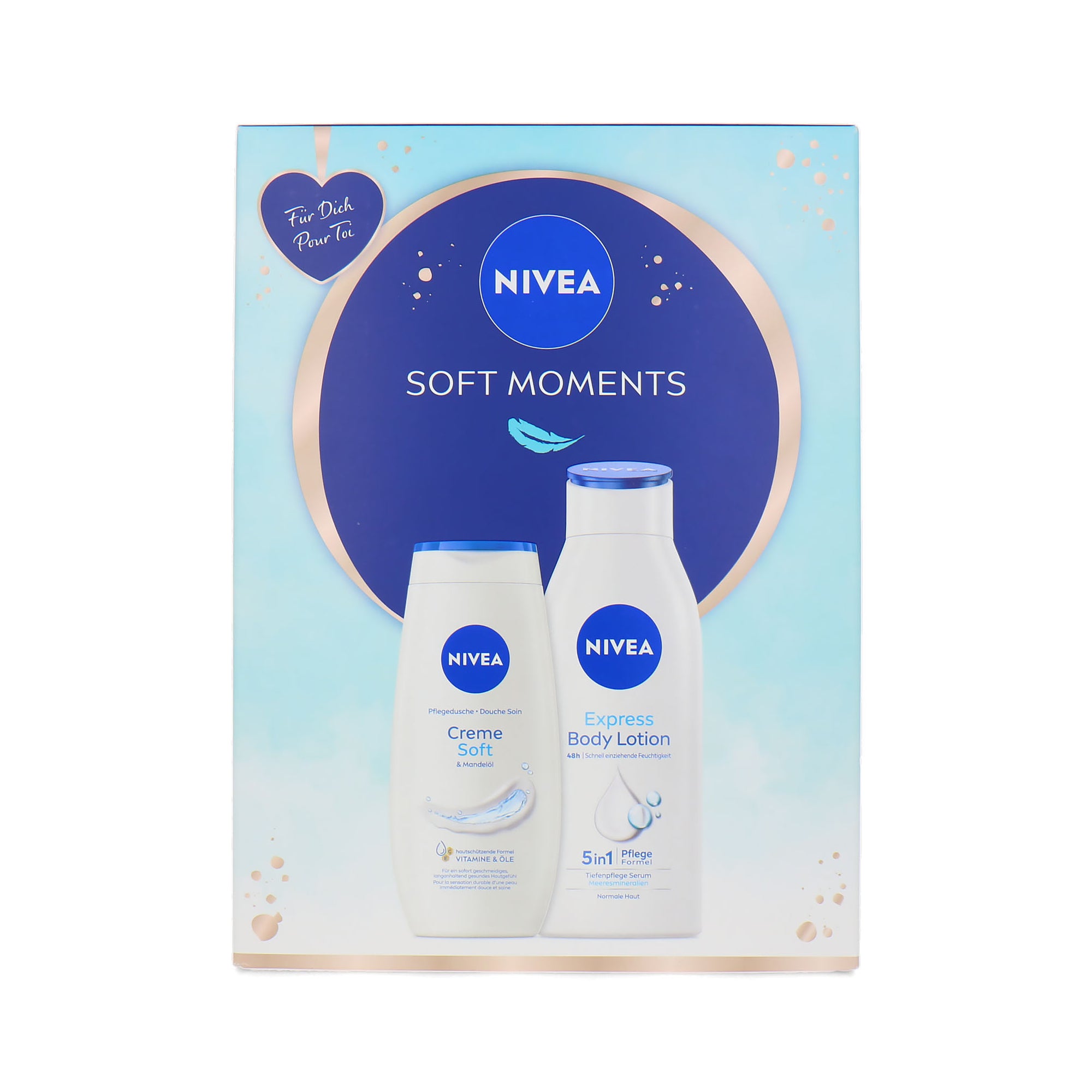 Nivea Soft Moments Cadeauset - 650 ml