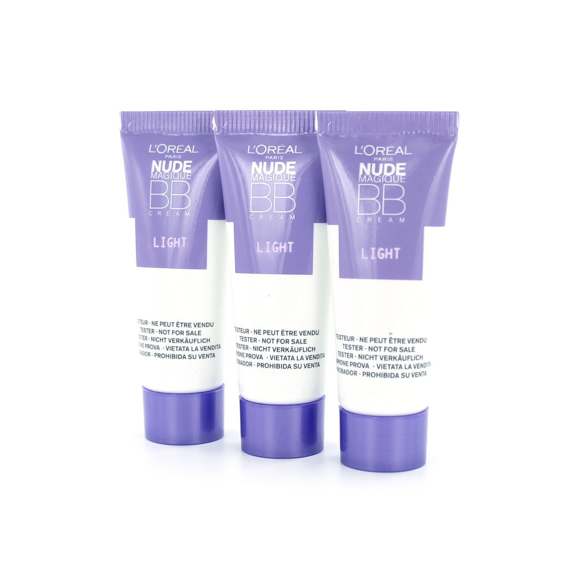 L'Oréal Nude Magique BB Cream - Light Skin Tone (Testers 3 x 10 ml)