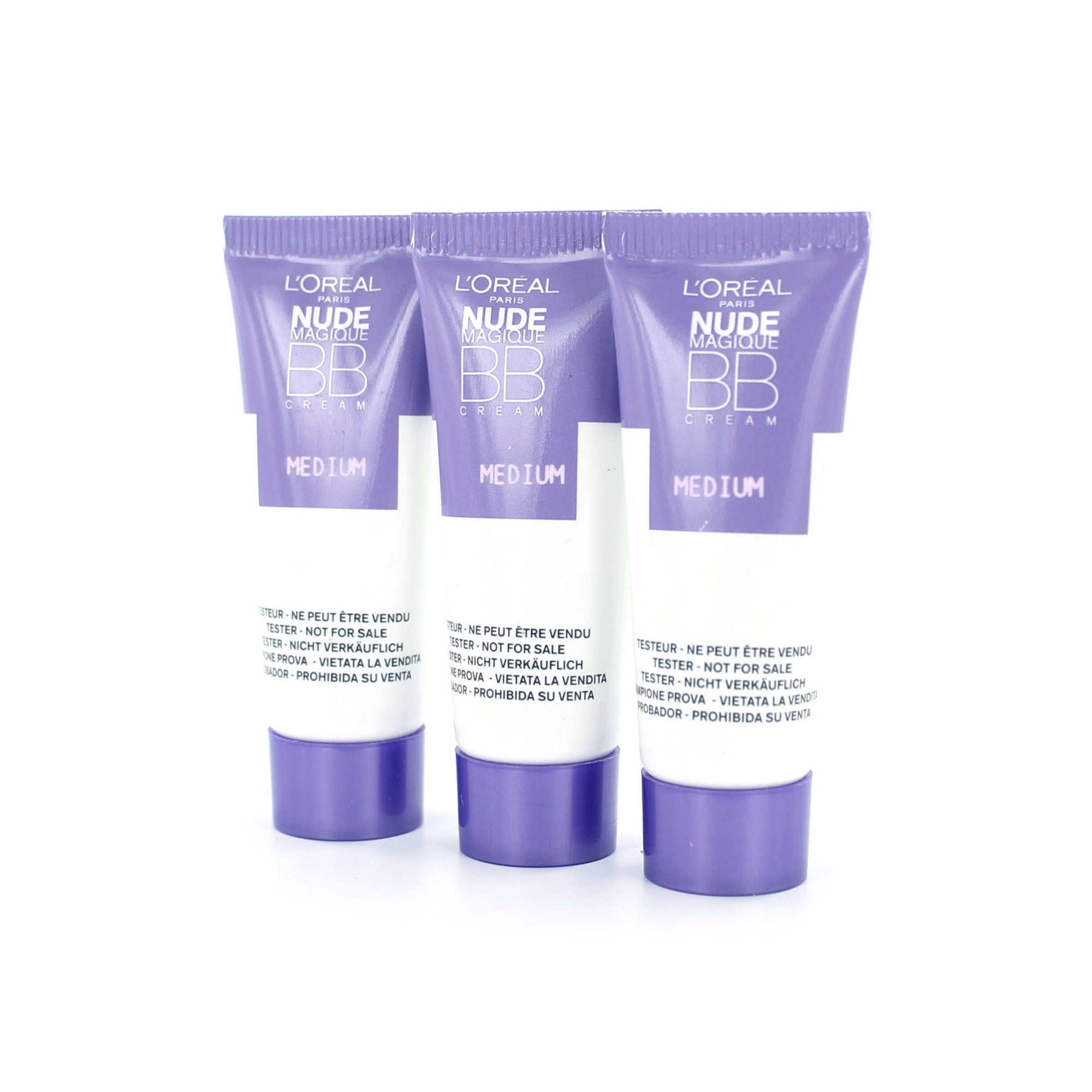 L'Oréal Nude Magique BB Cream - Medium Skin Tone (Testers 3 x 10 ml)