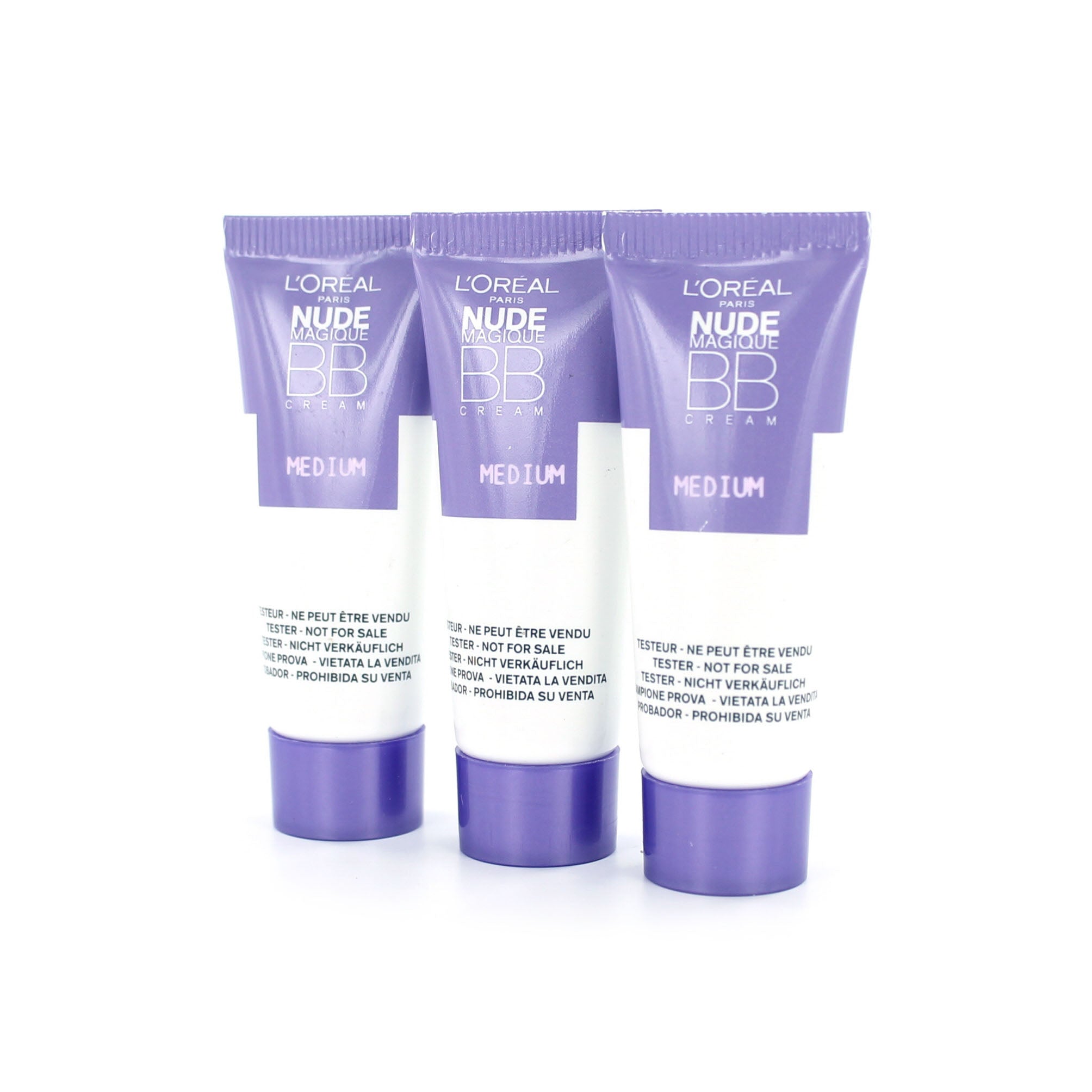 L'Oréal Nude Magique BB Cream - Medium Skin Tone (Testers 3 x 10 ml)