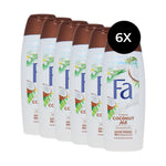 Fa Shower Cream Coconut Milk - 6 x 250 ml