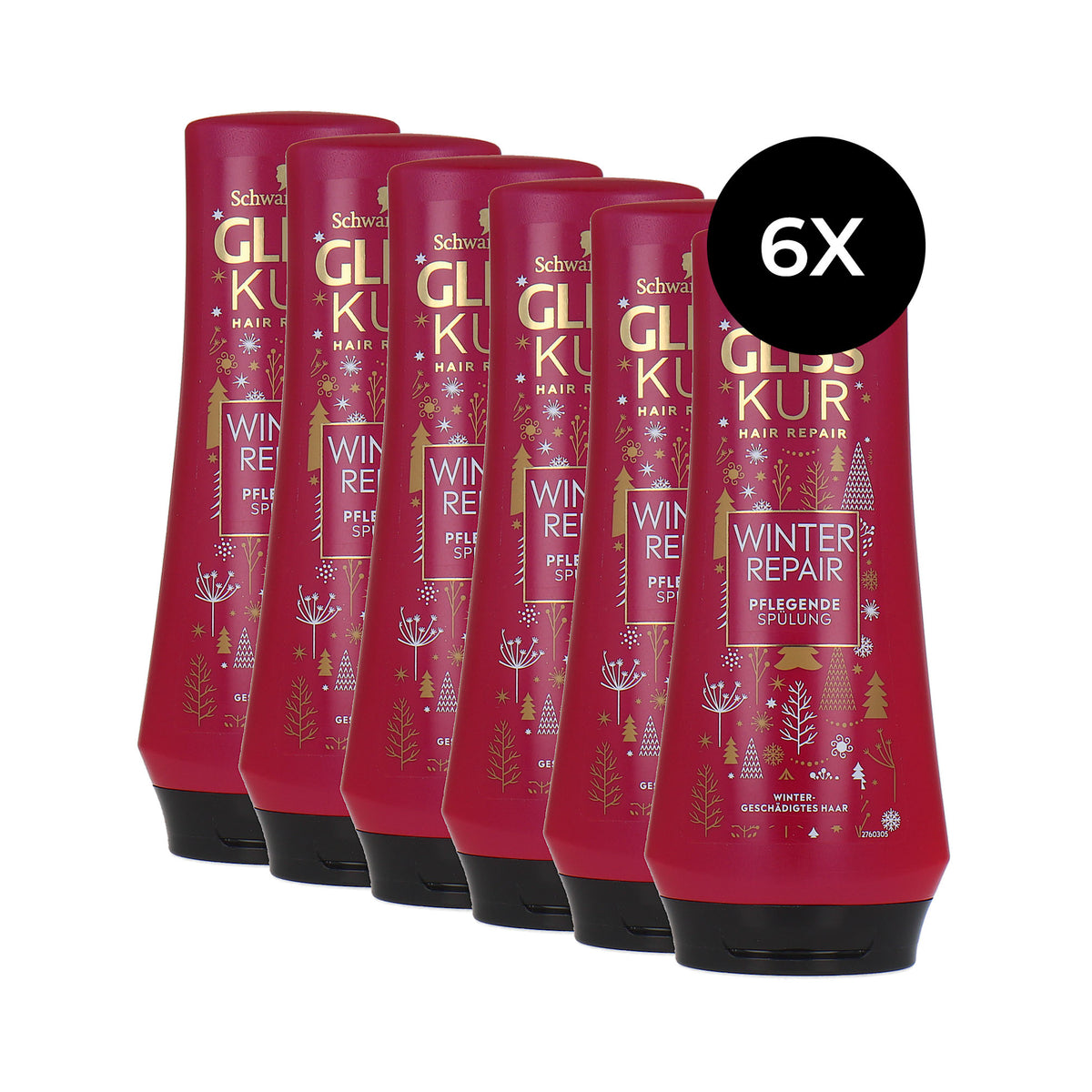 Schwarzkopf Gliss Kur Winter Repair Conditioner - 6 x 200 ml