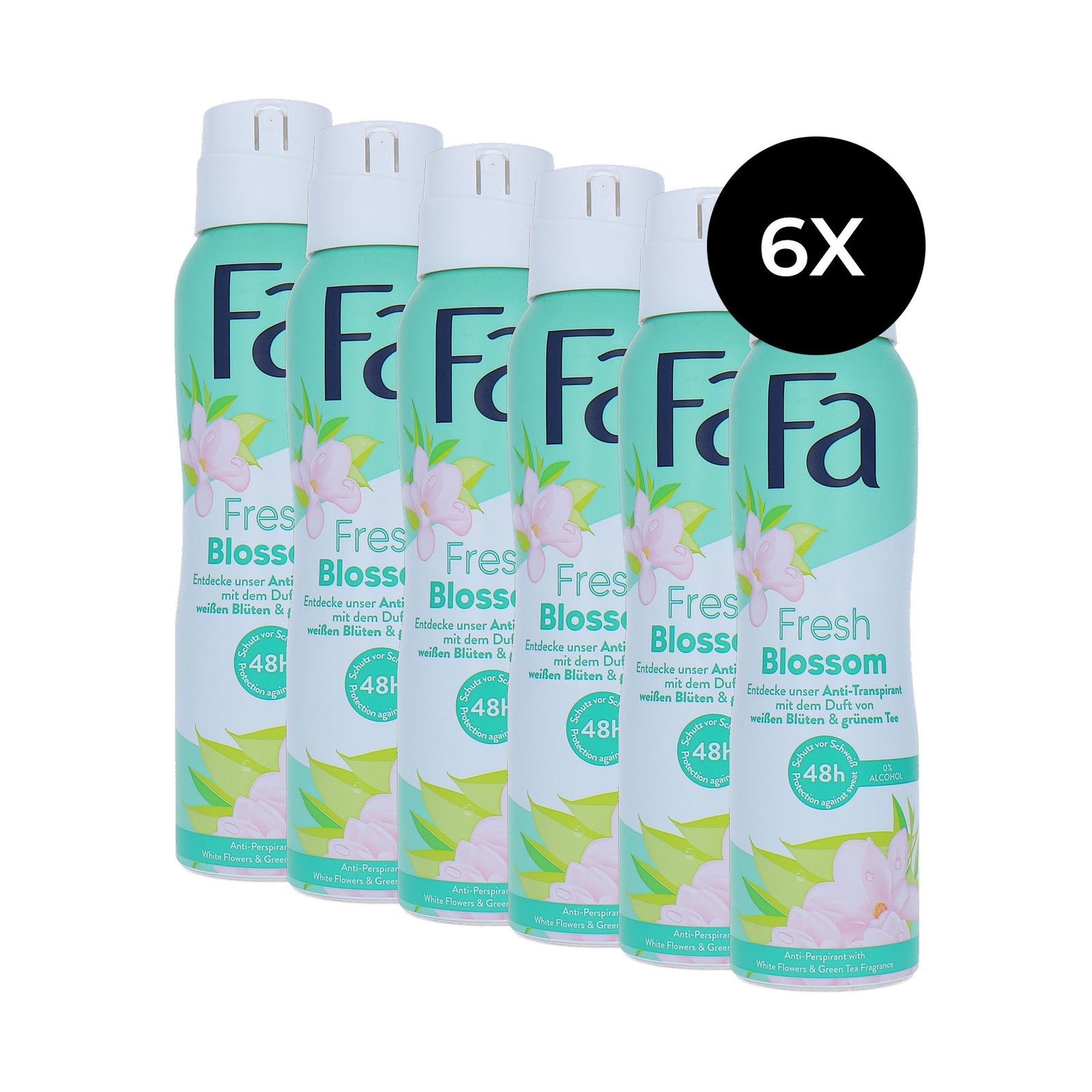 Fa Fresh Blossom Deodorant Spray - 6 x 150 ml